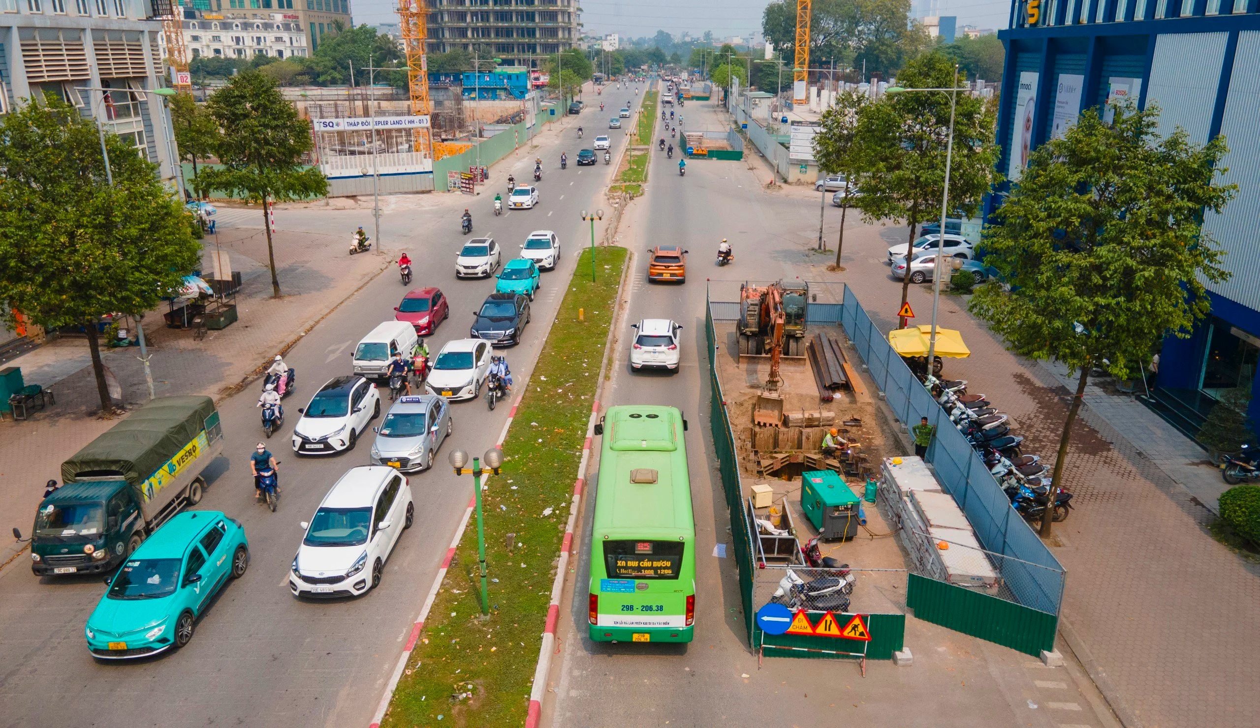 H&agrave; Nội điều chỉnh giao th&ocirc;ng phục vụ thi c&ocirc;ng dự &aacute;n xử l&yacute; nước thải Y&ecirc;n X&aacute;- Ảnh 1.