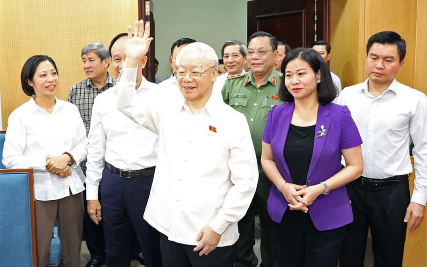 Tổng B&iacute; thư Nguyễn Ph&uacute; Trọng - nh&agrave; l&atilde;nh đạo được nh&acirc;n d&acirc;n y&ecirc;u mến
