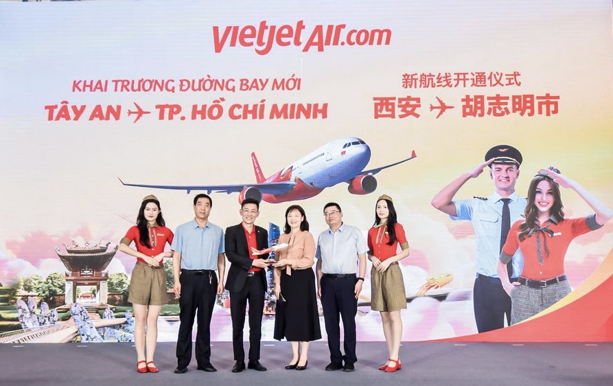Mở đường bay nối TP.HCM - T&acirc;y An (Trung Quốc), Vietjet tung loạt v&eacute; 0 đồng- Ảnh 1.