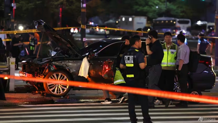 T&agrave;i xế l&aacute;i &ocirc; t&ocirc; đ&acirc;m chết 9 người, 6 người bị thương đ&atilde; bị cơ quan chức năng bắt giữ để điều tra về tội v&ocirc; &yacute; giết người. (Ảnh: CNA)