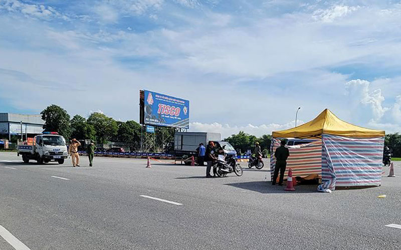 Hiện trường vụ tai nạn - Ảnh: N.K. Hiện trường vụ tai nạn - Ảnh: N.K.