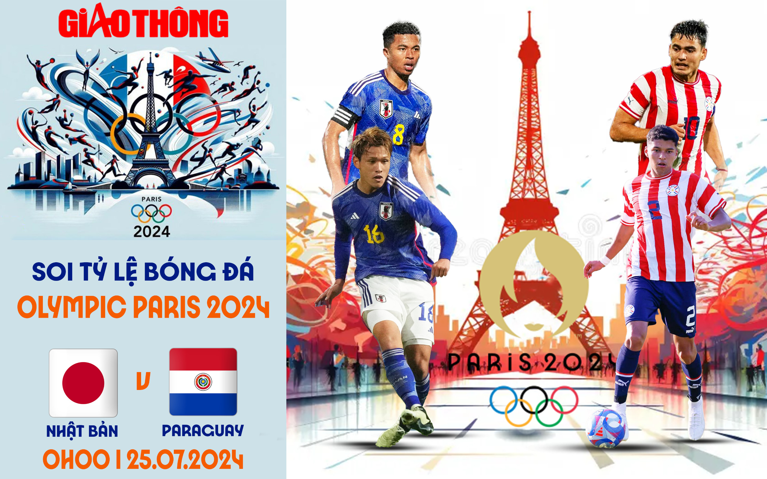 Soi tỷ lệ Nhật Bản vs Paraguay (0h ngày 25/7), bảng D bóng đá nam Olympic 2024- Ảnh 1. Soi tỷ lệ Nhật Bản vs Paraguay (0h ngày 25/7), bảng D bóng đá nam Olympic 2024- Ảnh 1.
