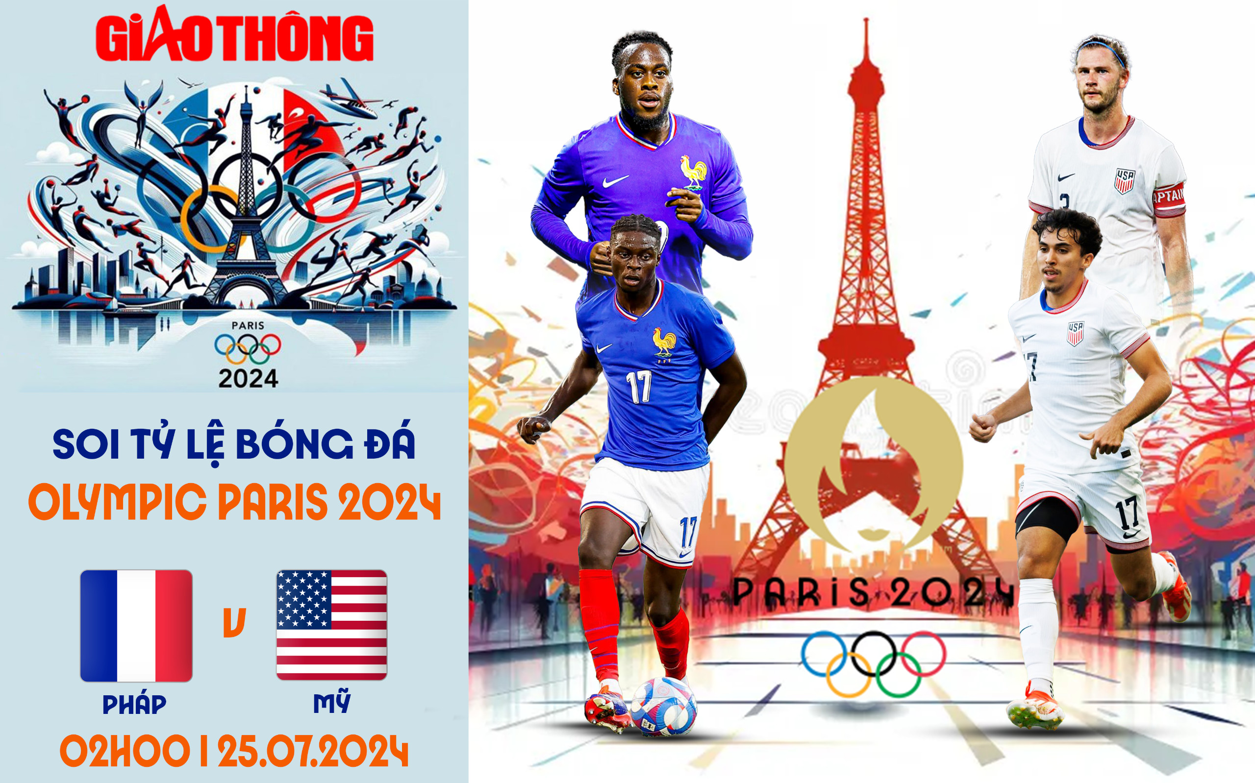 Soi tỷ lệ Ph&aacute;p vs Mỹ (2h ng&agrave;y 25/7), bảng A b&oacute;ng đ&aacute; nam Olympic 2024- Ảnh 1.