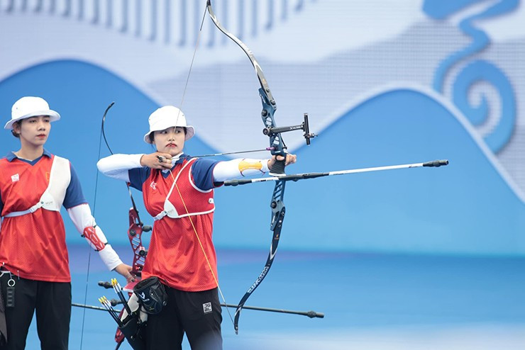 "Hot girl" thể thao Việt Nam ra qu&acirc;n th&agrave;nh c&ocirc;ng tại Olympic Paris 2024- Ảnh 1.