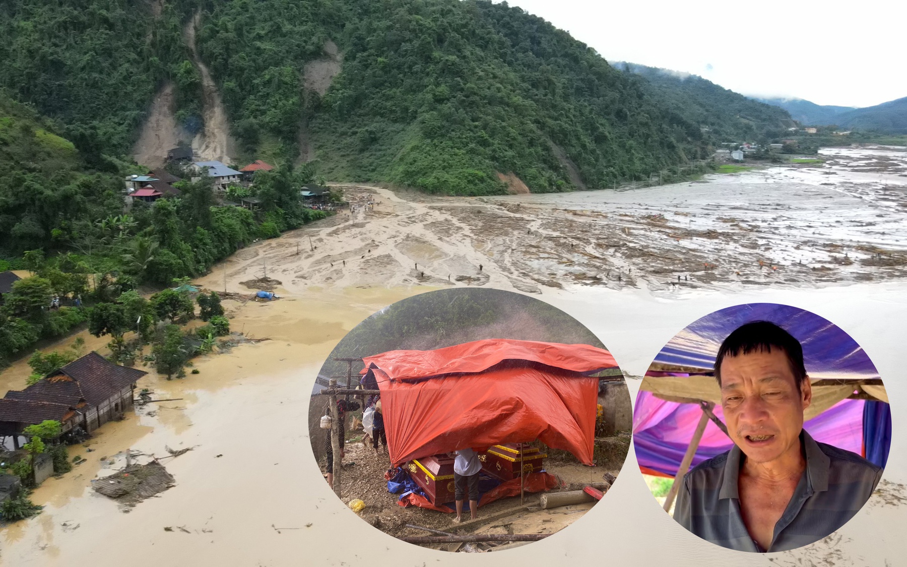 Điện Biên phân luồng giao thông tạm thời trên QL12 sau lũ quét ra sao?- Ảnh 2. Điện Biên: Tang thương rốn lũ Mường Pồn