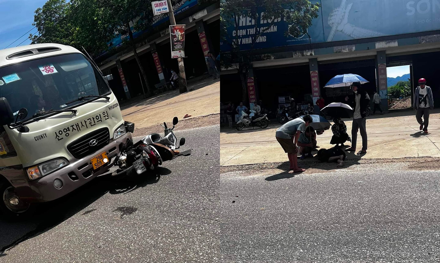 Sang đường thiếu quan s&aacute;t, người phụ nữ đi xe m&aacute;y bị xe kh&aacute;ch đ&acirc;m tử vong- Ảnh 1.