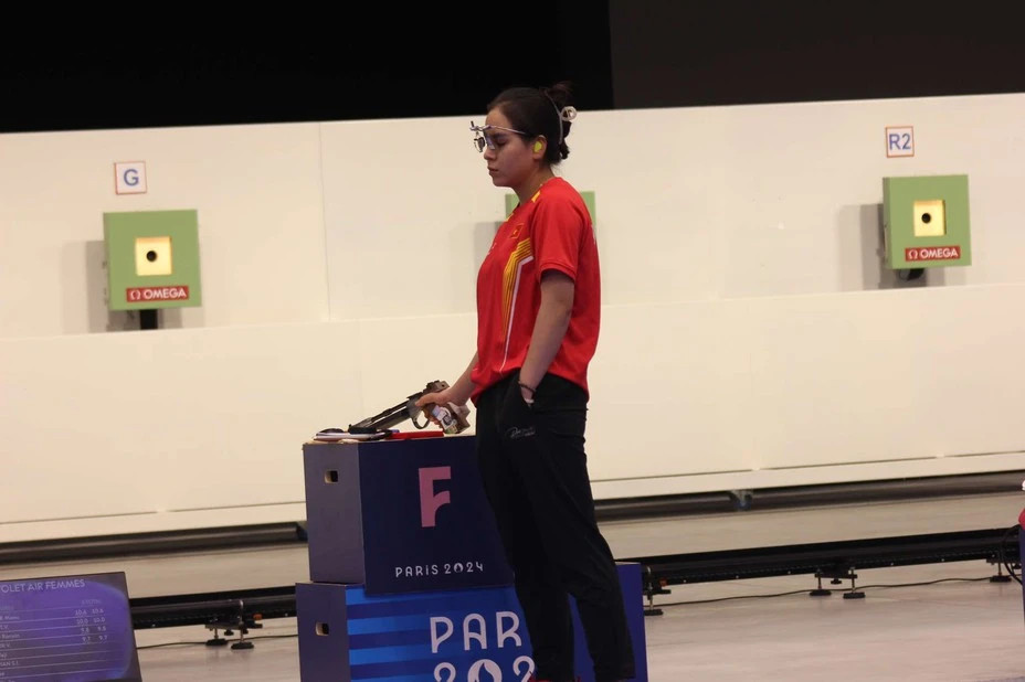 Olympic 2024: Nữ xạ thủ Việt Nam hụt huy chương theo kịch bản tiếc nuối- Ảnh 1. Olympic 2024: Nữ xạ thủ Việt Nam hụt huy chương theo kịch bản tiếc nuối- Ảnh 1.