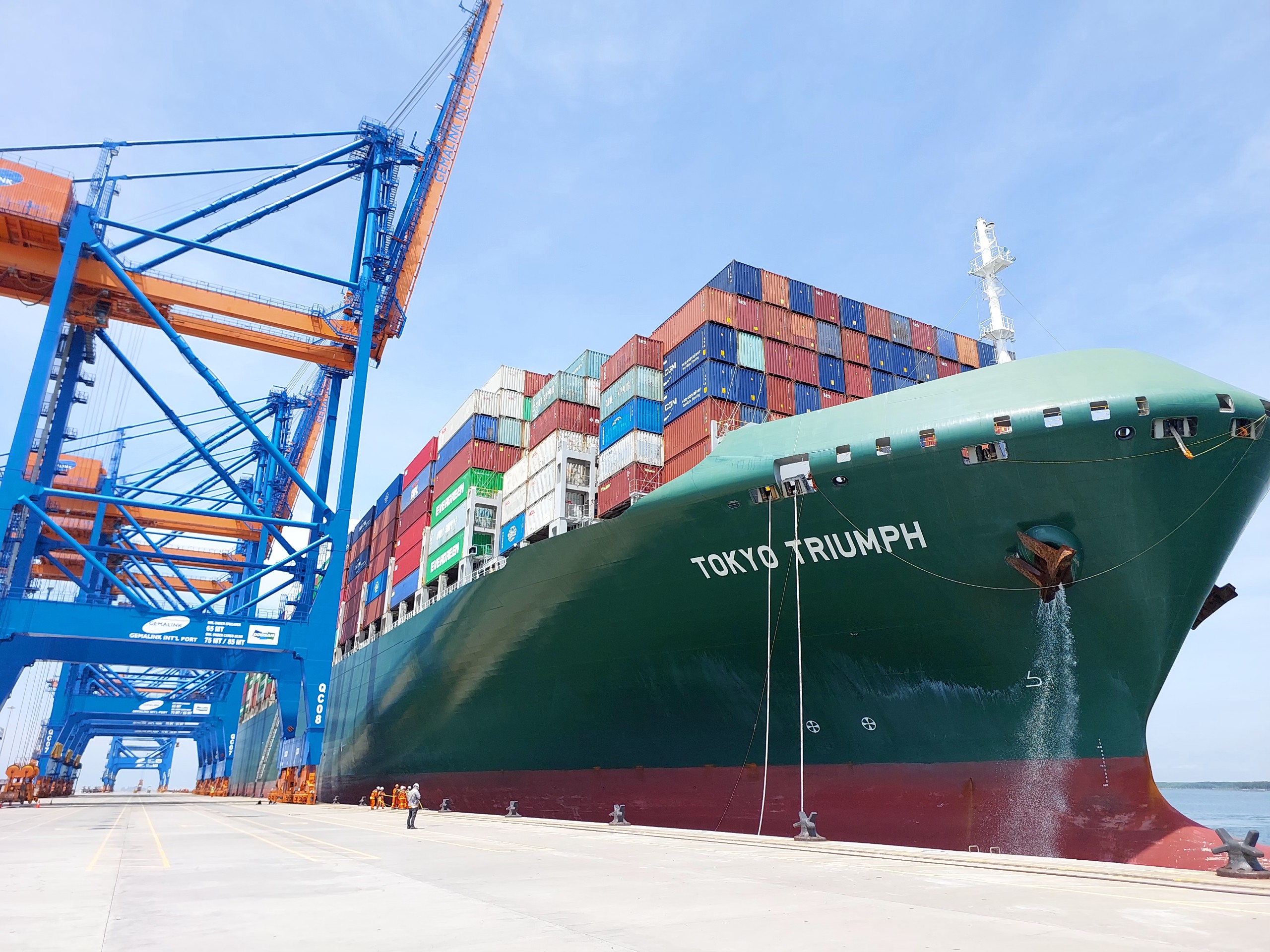 Hơn 50.000 lượt t&agrave;u th&ocirc;ng qua cảng biển trong 6 th&aacute;ng- Ảnh 1.