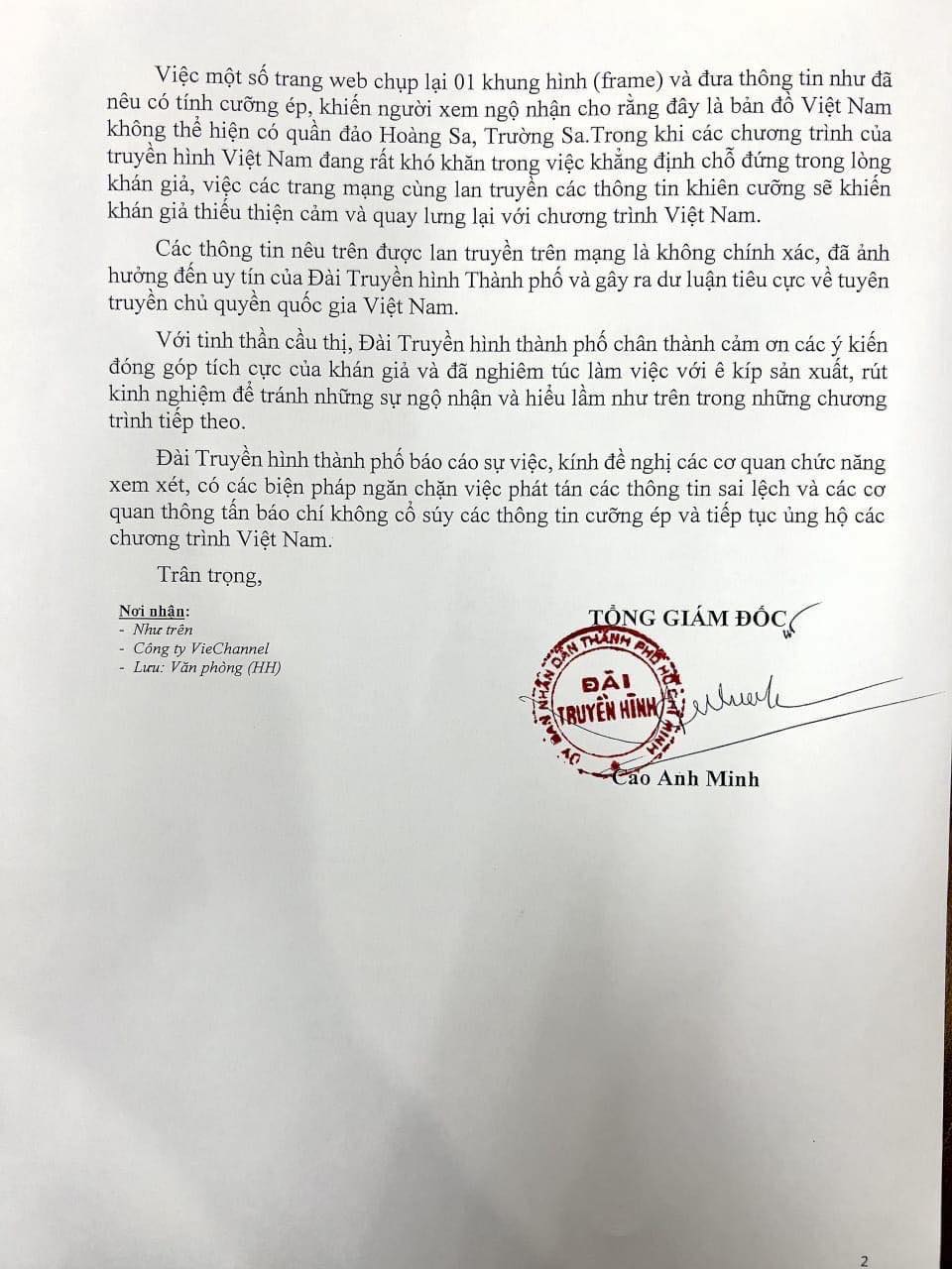 Đ&agrave;i HTV l&ecirc;n tiếng về chương tr&igrave;nh "Anh trai say hi" kh&ocirc;ng c&oacute; quần đảo Ho&agrave;ng Sa, Trường Sa- Ảnh 2.