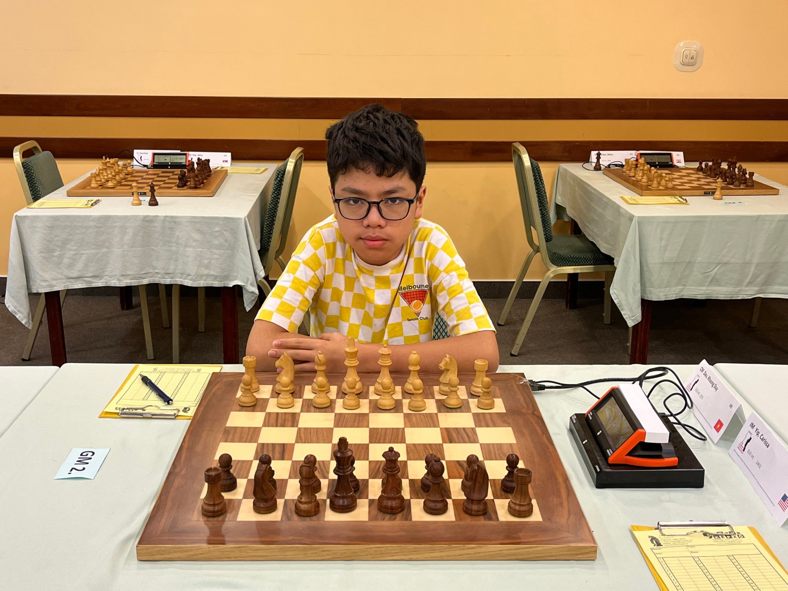 Kỳ thủ Việt Nam lập kỷ lục chuẩn đại kiện tướng quốc tế ở tuổi 13- Ảnh 1.