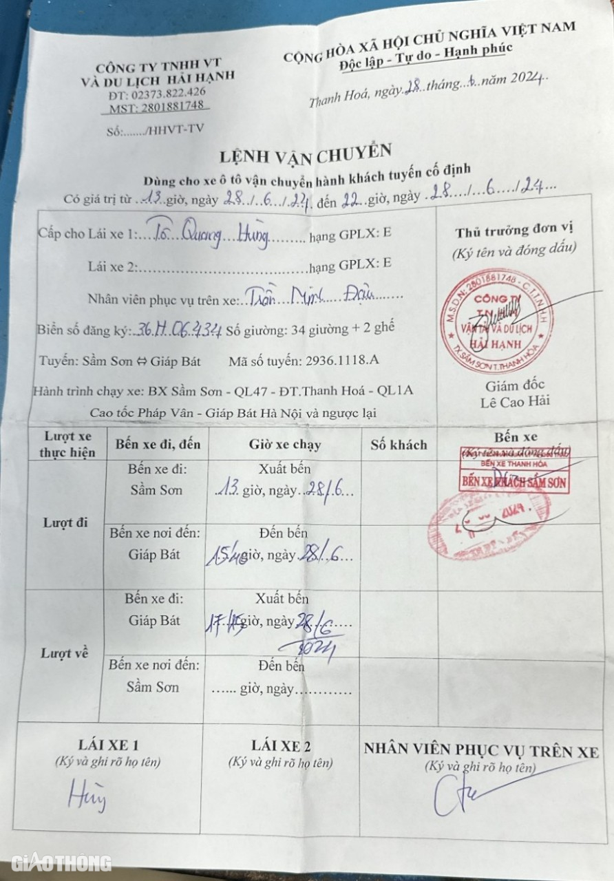 B&aacute;t nh&aacute;o vận tải kh&aacute;ch Thanh H&oacute;a - H&agrave; Nội: Xử nghi&ecirc;m tr&aacute;nh &ldquo;nhờn&rdquo; luật- Ảnh 8.