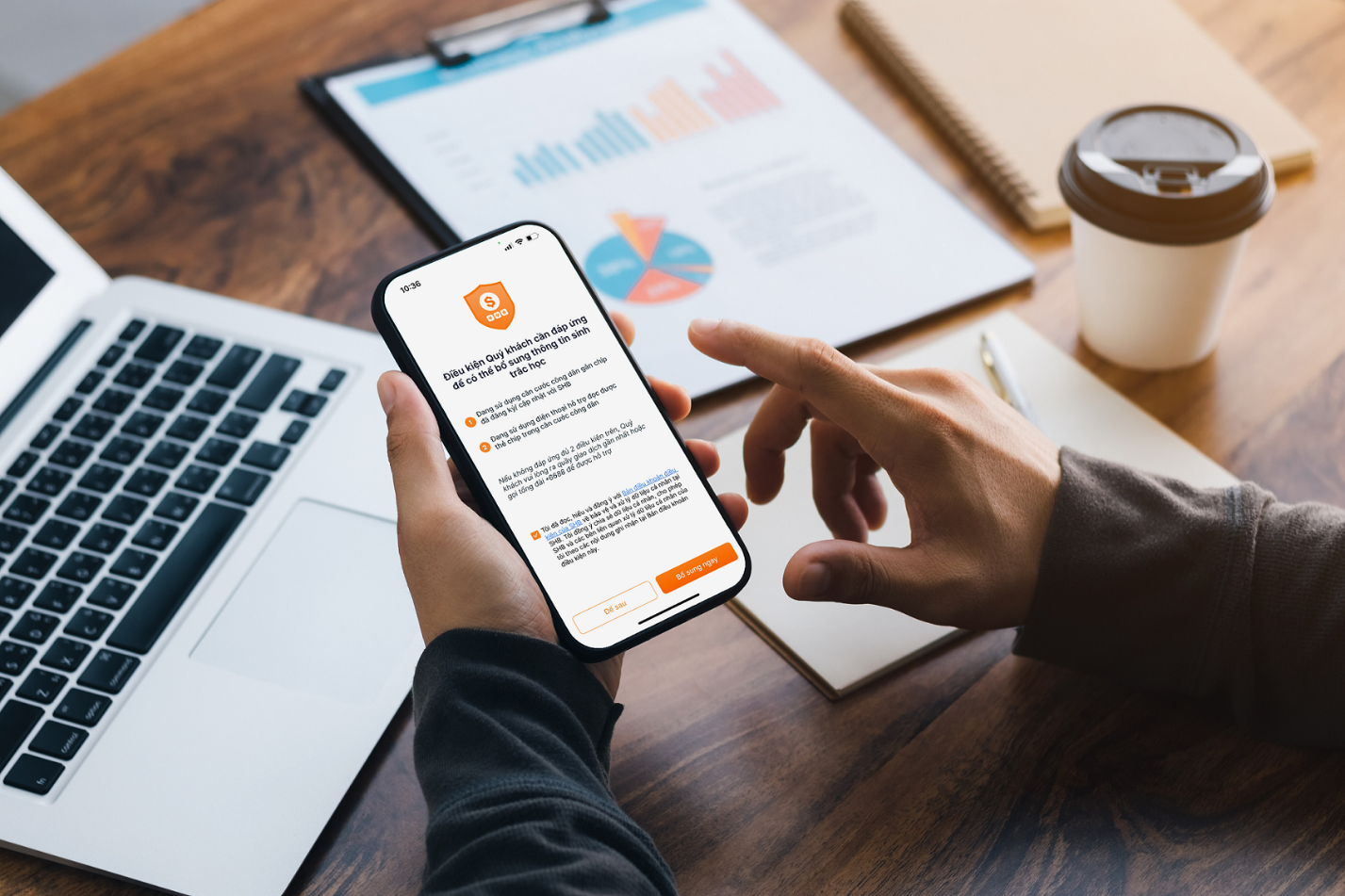 SHB ch&iacute;nh thức &aacute;p dụng x&aacute;c thực sinh trắc học v&agrave;o giao dịch trực tuyến- Ảnh 1.