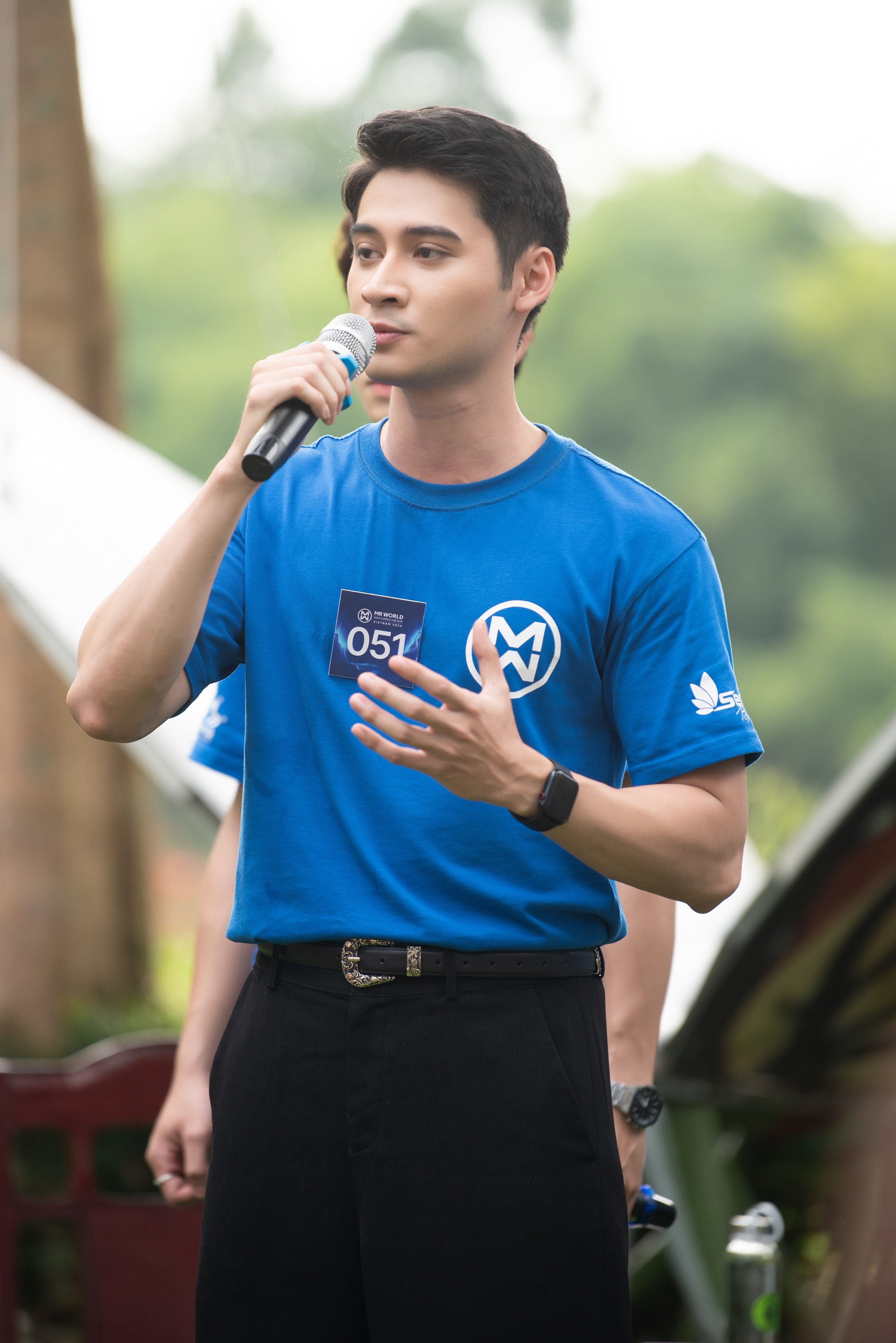 Lộ diện Nam vương m&uacute;a v&otilde;, thổi s&aacute;o, chơi đ&agrave;n tranh sẽ lọt Top 3 Mr World Vietnam 2024?- Ảnh 1.