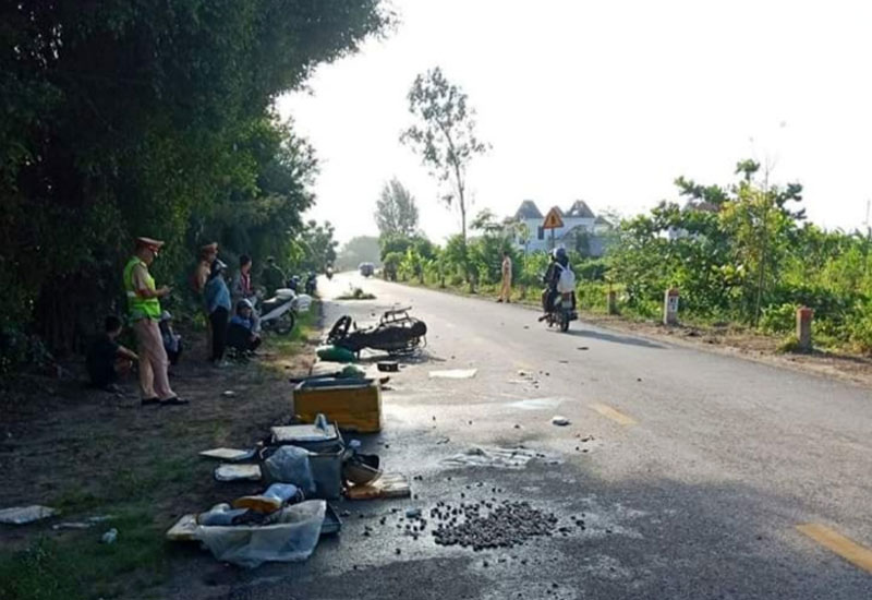 Hiện trường vụ tai nạn. Hiện trường vụ tai nạn.