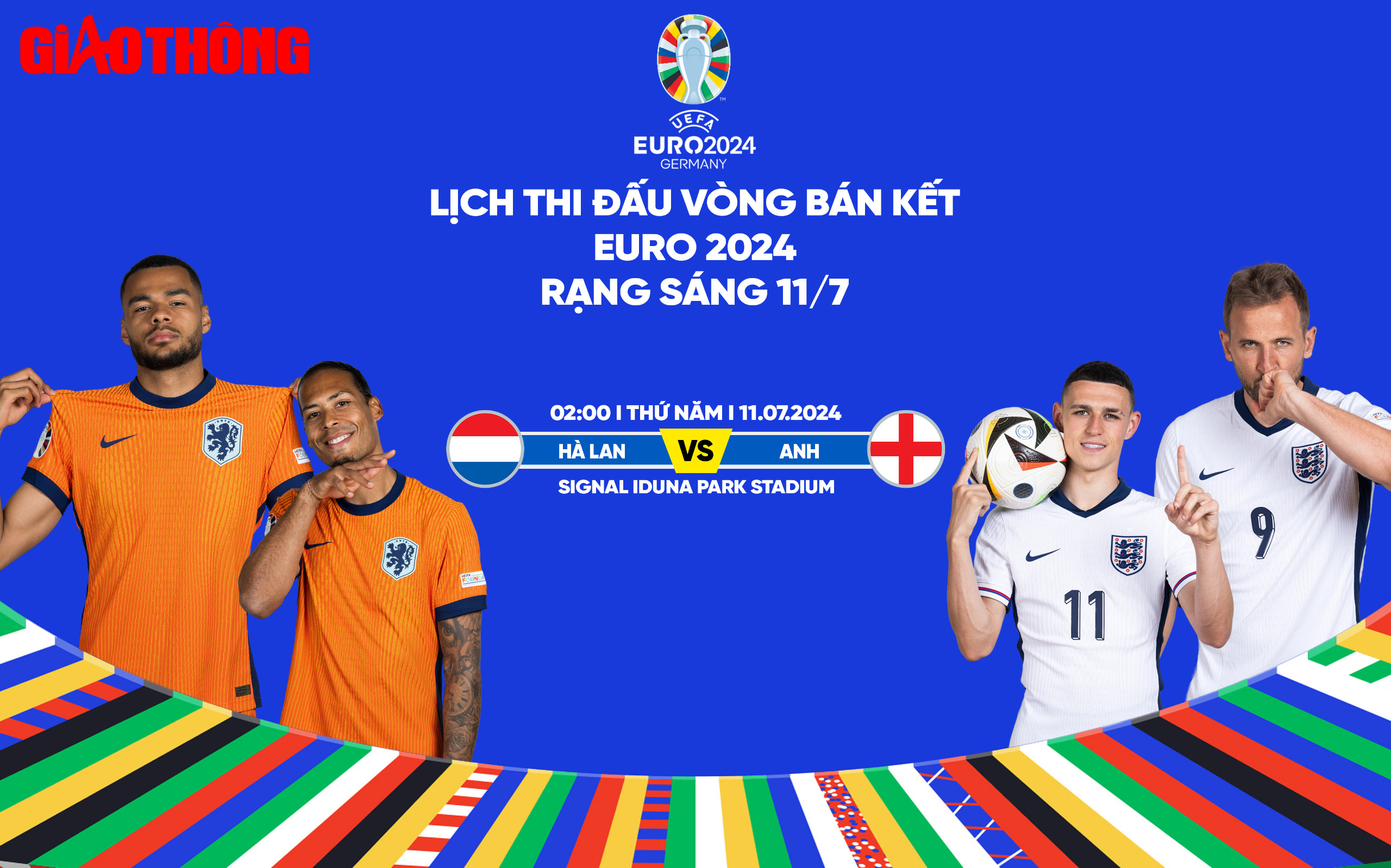 Lịch thi đấu b&oacute;ng đ&aacute; EURO 2024 ng&agrave;y 10/7, rạng s&aacute;ng 11/7- Ảnh 1.