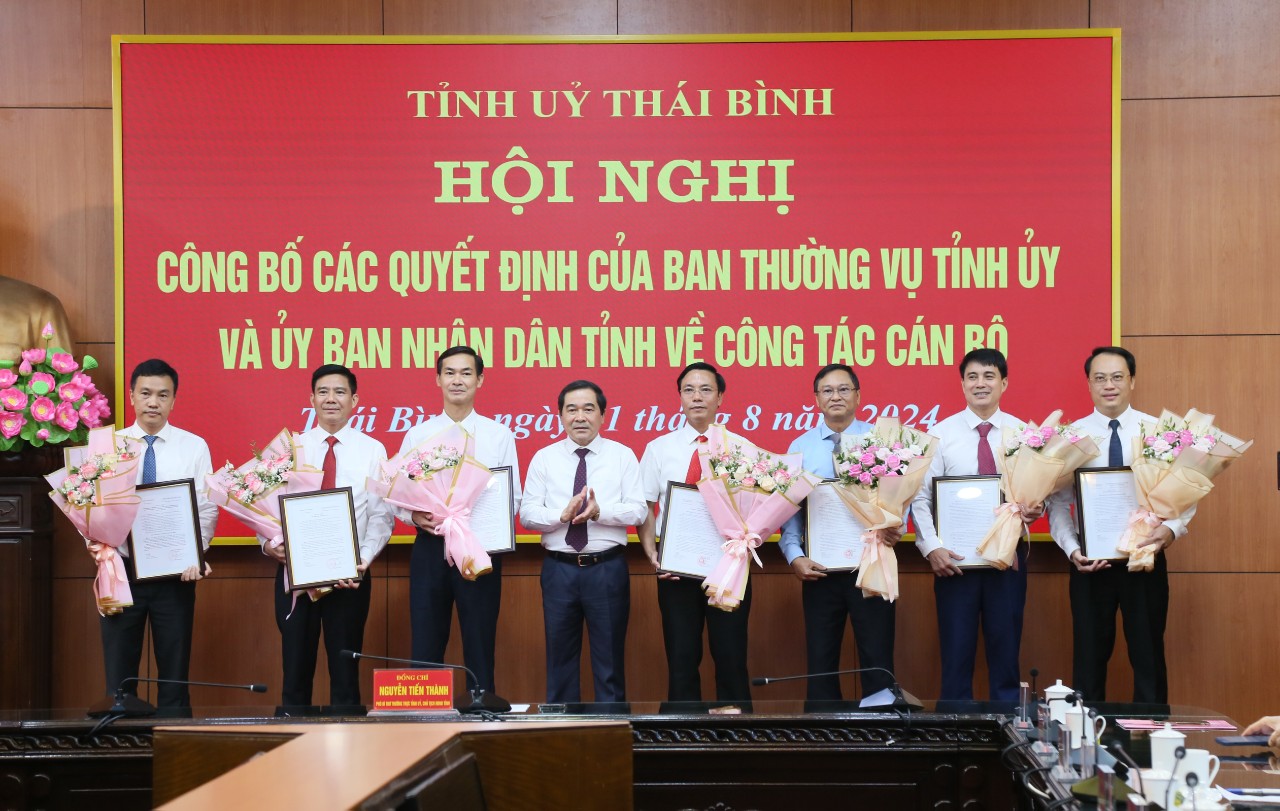 Th&aacute;i B&igrave;nh: Bổ nhiệm, lu&acirc;n chuyển nhiều l&atilde;nh đạo chủ chốt- Ảnh 1.