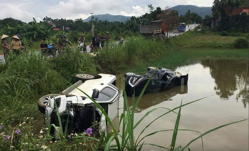 Hiện trường vụ tai nạn. Hiện trường vụ tai nạn.