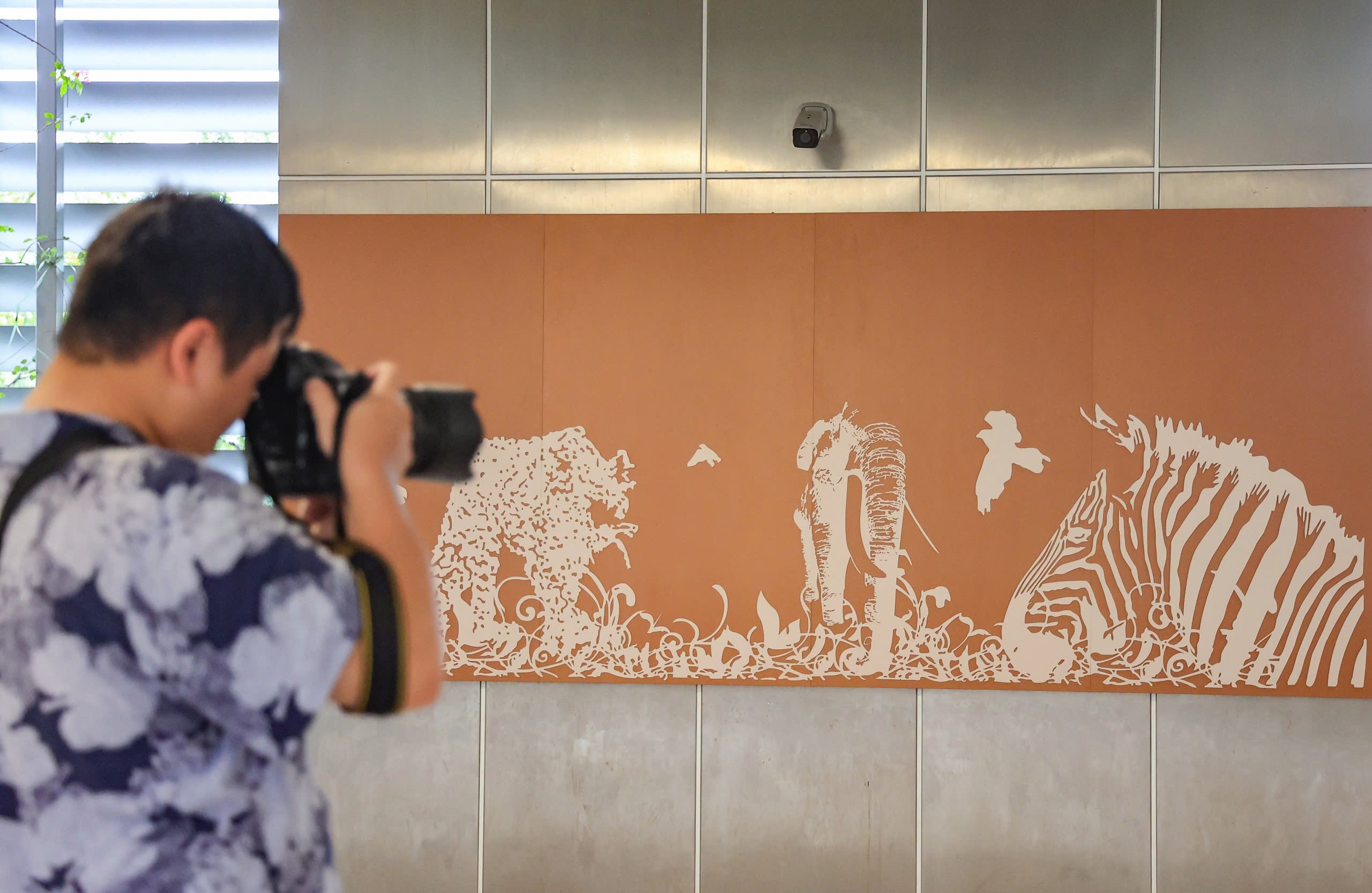 Bất ngờ với bức tranh đặc biệt tại c&aacute;c nh&agrave; ga metro Nhổn - ga H&agrave; Nội- Ảnh 3.