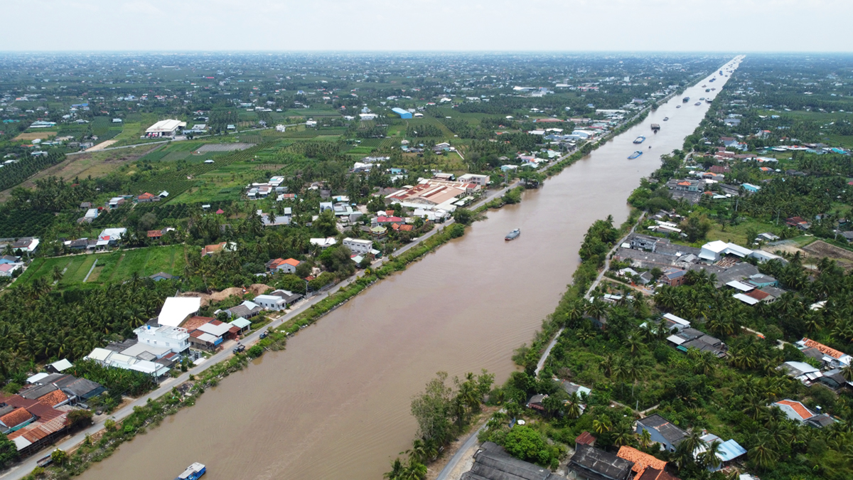 Bộ GTVT phản hồi đề xuất n&acirc;ng cấp bờ k&egrave; k&ecirc;nh Chợ Gạo- Ảnh 1.