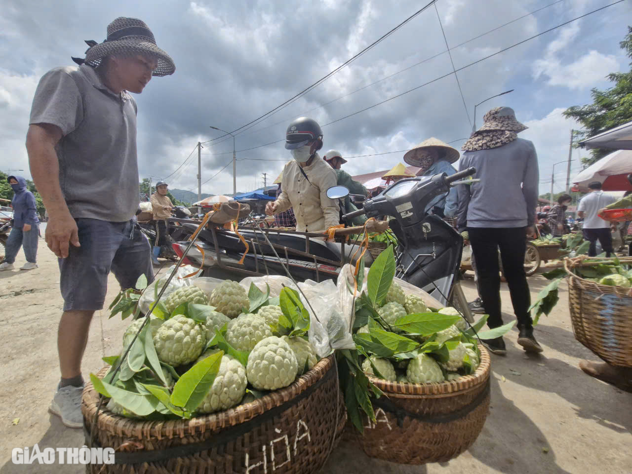 Tận thấy na "ngồi" th&uacute;ng, "đi" r&ograve;ng rọc từ n&uacute;i đ&aacute; xuống chợ ở Lạng Sơn- Ảnh 8.