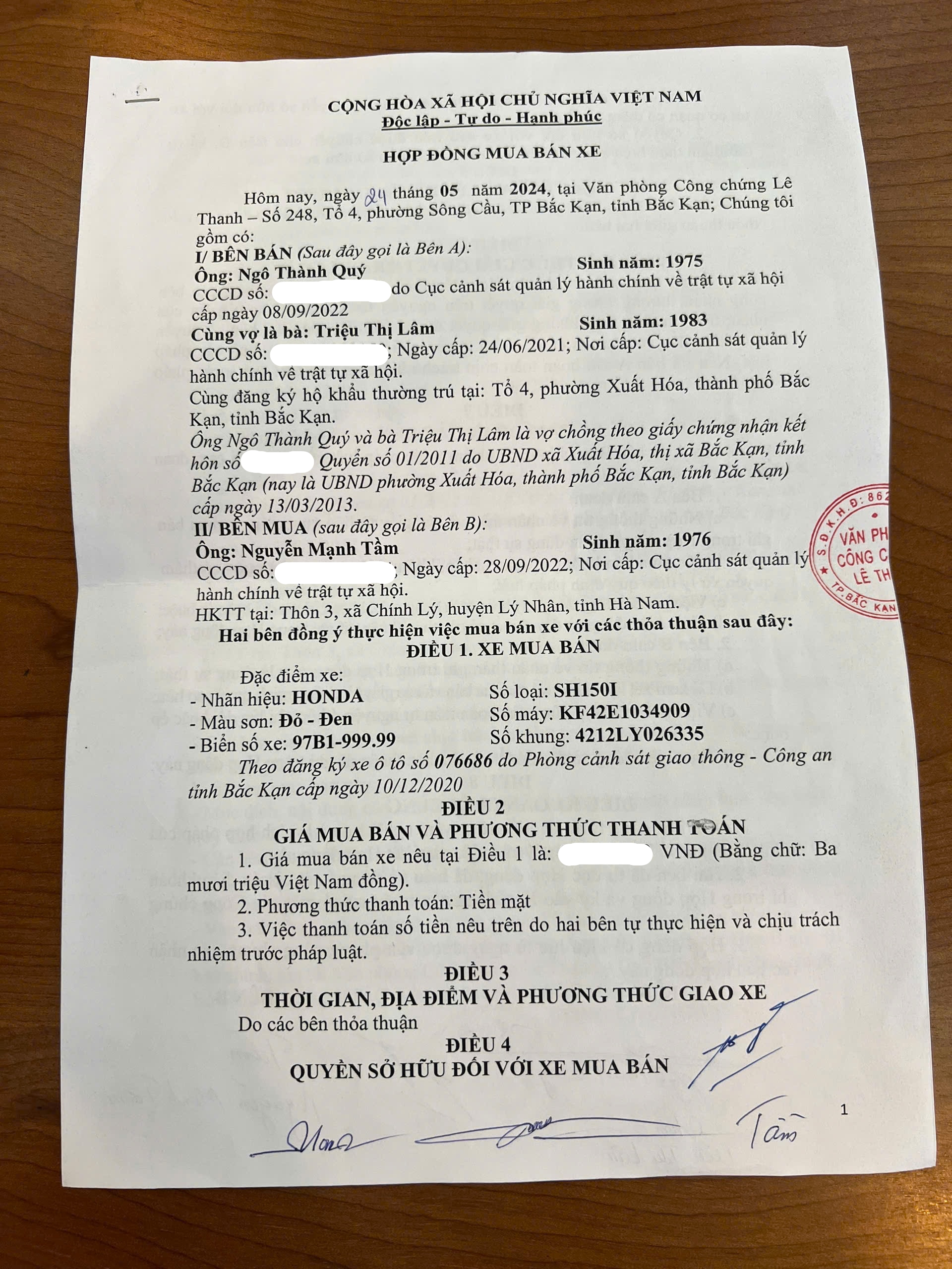 Chủ nhân biển số xe ngũ quý 97B1-999.99 bán cho Huấn “hoa hồng” lên tiếng- Ảnh 1. Chủ nhân biển số xe ngũ quý 97B1-999.99 bán cho Huấn “hoa hồng” lên tiếng- Ảnh 1.