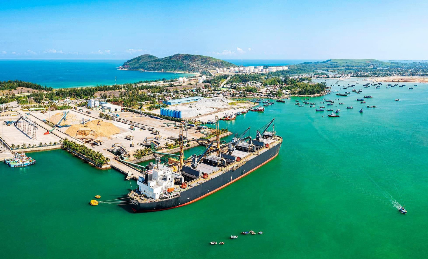 Cảng Dung Quất quy hoạch lớn nhưng đầu tư nhỏ giọt- Ảnh 2.