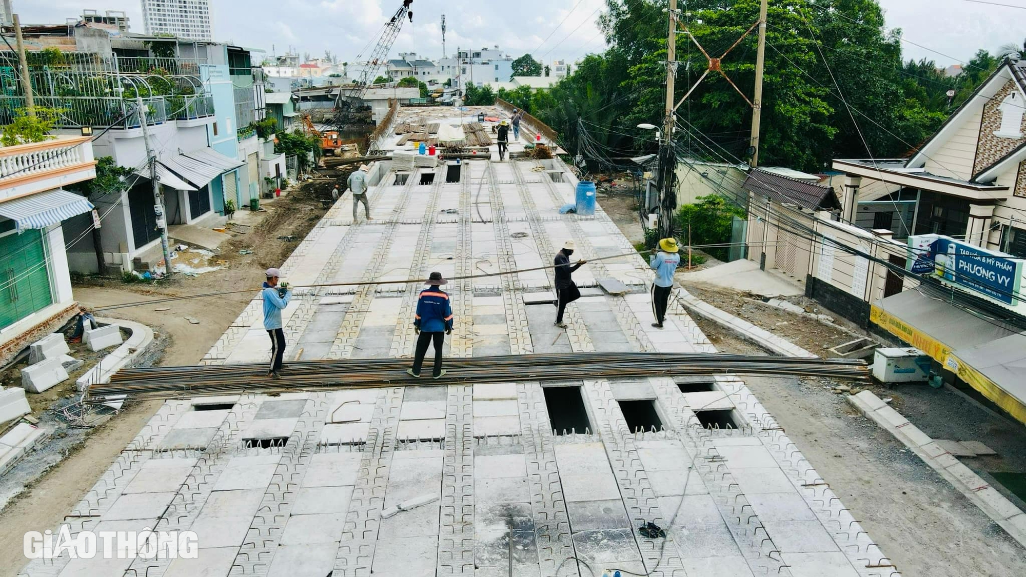Cận cảnh c&acirc;y cầu sắp "giải cứu" giao th&ocirc;ng ph&iacute;a Nam TP.HCM- Ảnh 7.
