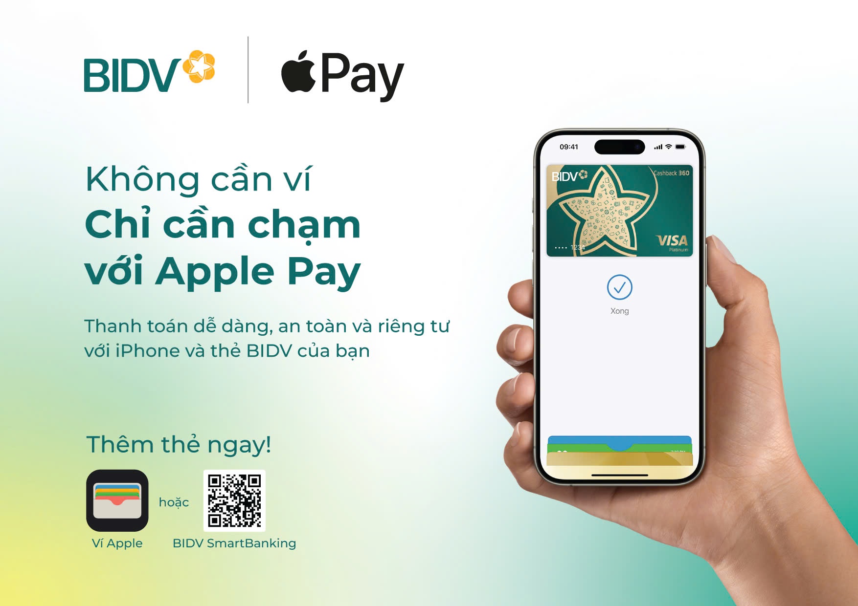 BIDV giới thiệu dịch vụ thanh to&aacute;n Apple Pay đến chủ thẻ- Ảnh 2.
