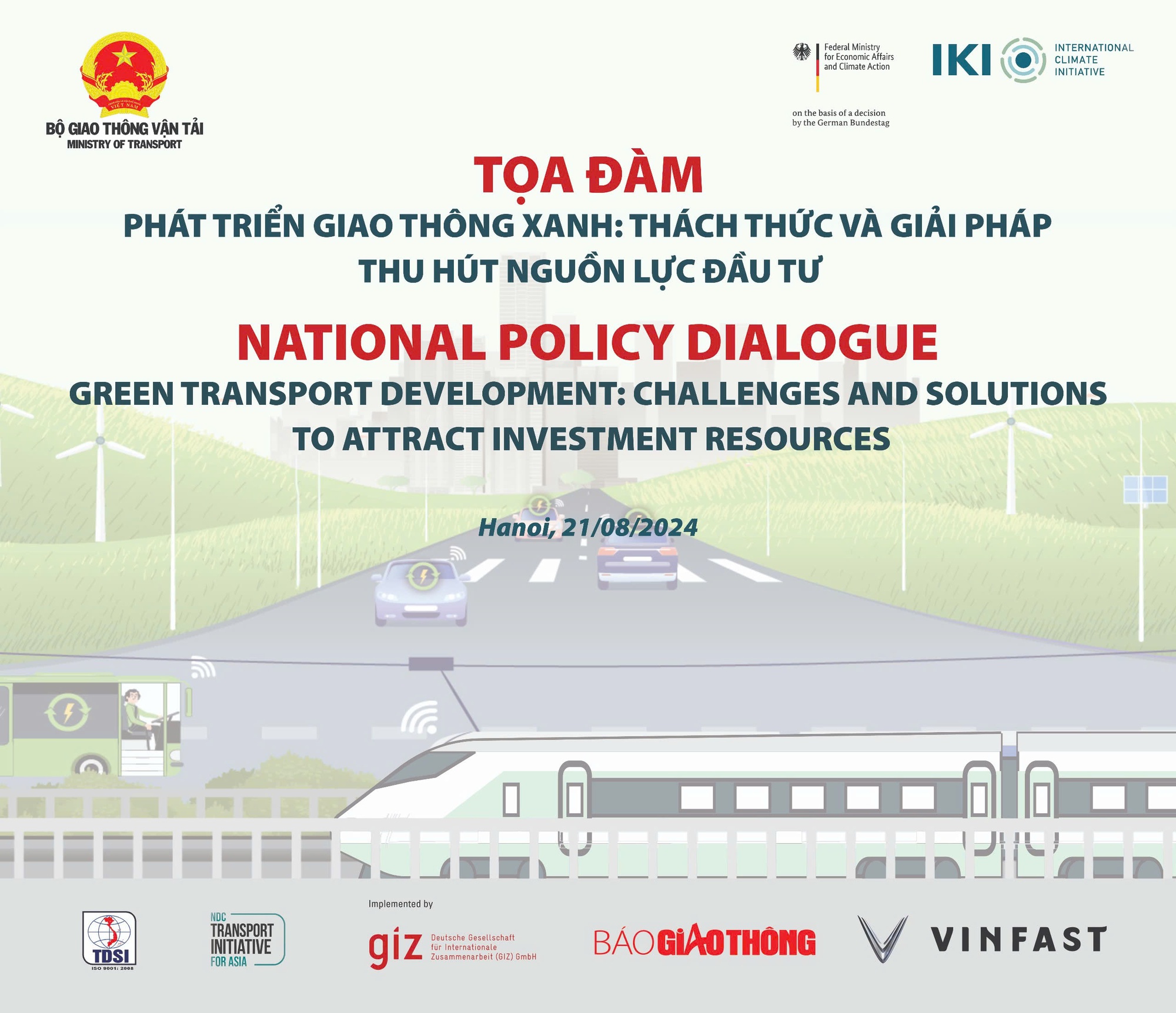 Tọa đ&agrave;m "Ph&aacute;t triển giao th&ocirc;ng xanh: Th&aacute;ch thức v&agrave; giải ph&aacute;p thu h&uacute;t nguồn lực đầu tư"- Ảnh 1.