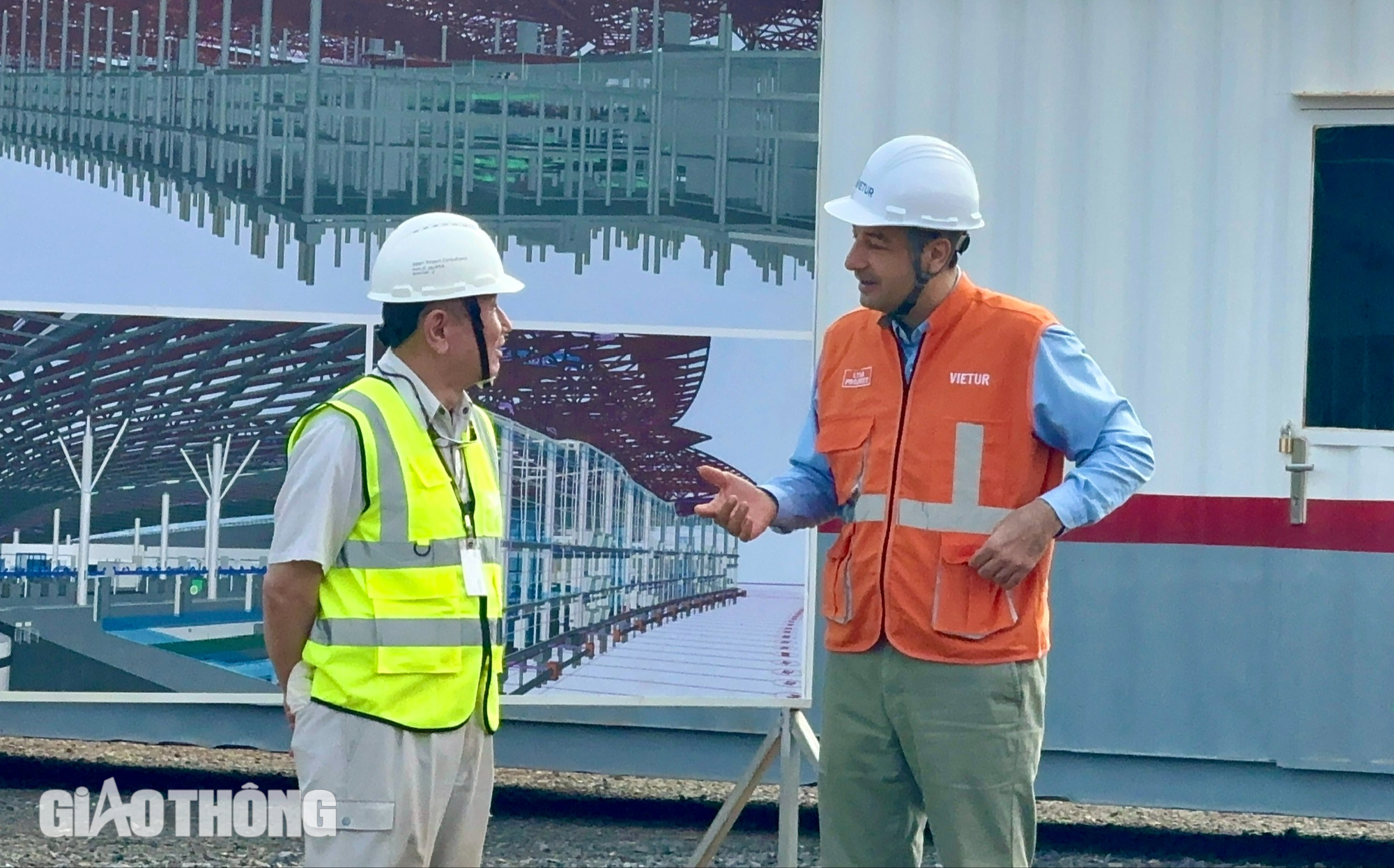 Lắp khung th&eacute;p m&aacute;i đầu ti&ecirc;n của "tr&aacute;i tim" si&ecirc;u s&acirc;n bay Long Th&agrave;nh- Ảnh 11.