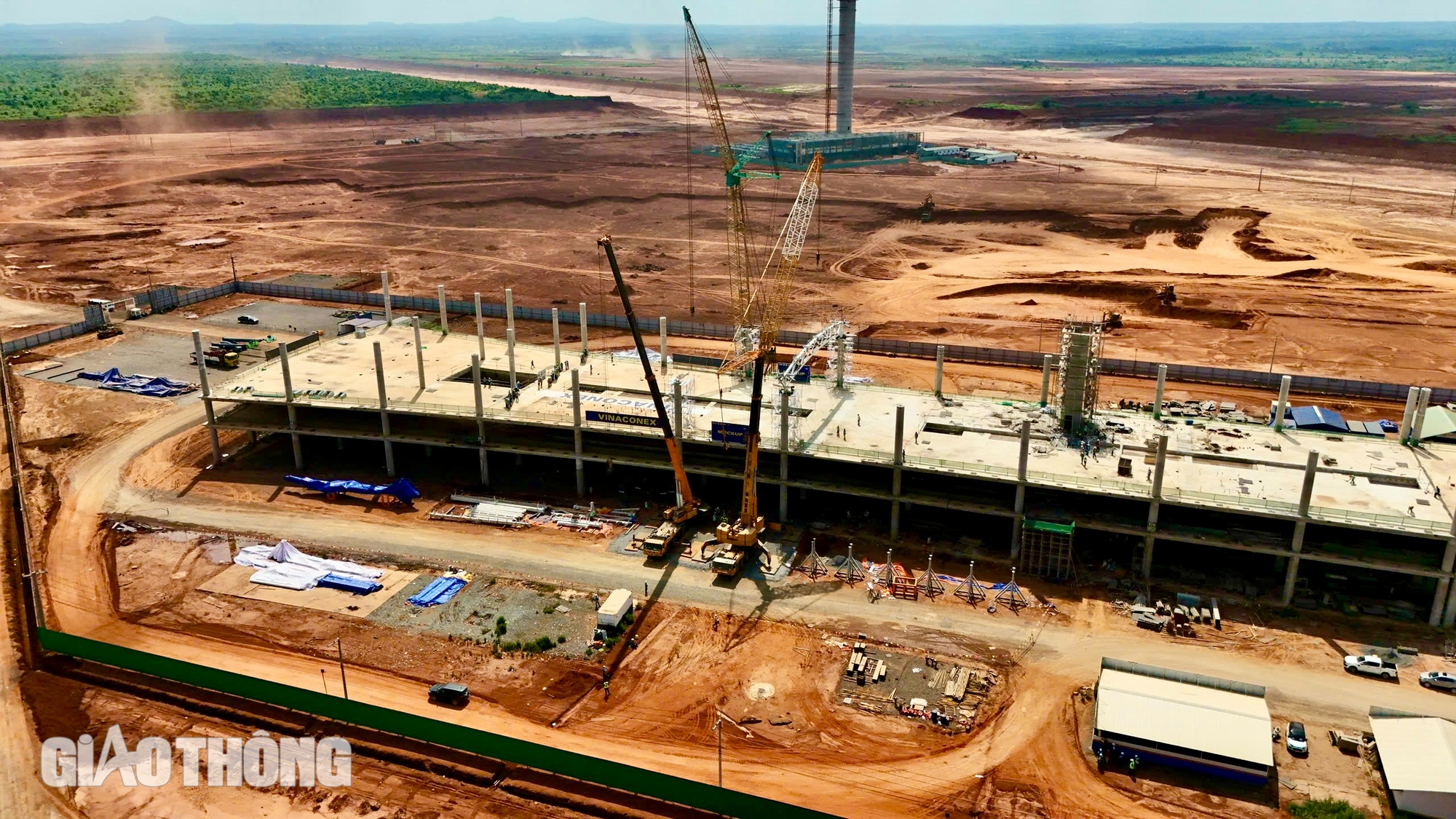 Lắp khung th&eacute;p m&aacute;i đầu ti&ecirc;n của "tr&aacute;i tim" si&ecirc;u s&acirc;n bay Long Th&agrave;nh- Ảnh 13.