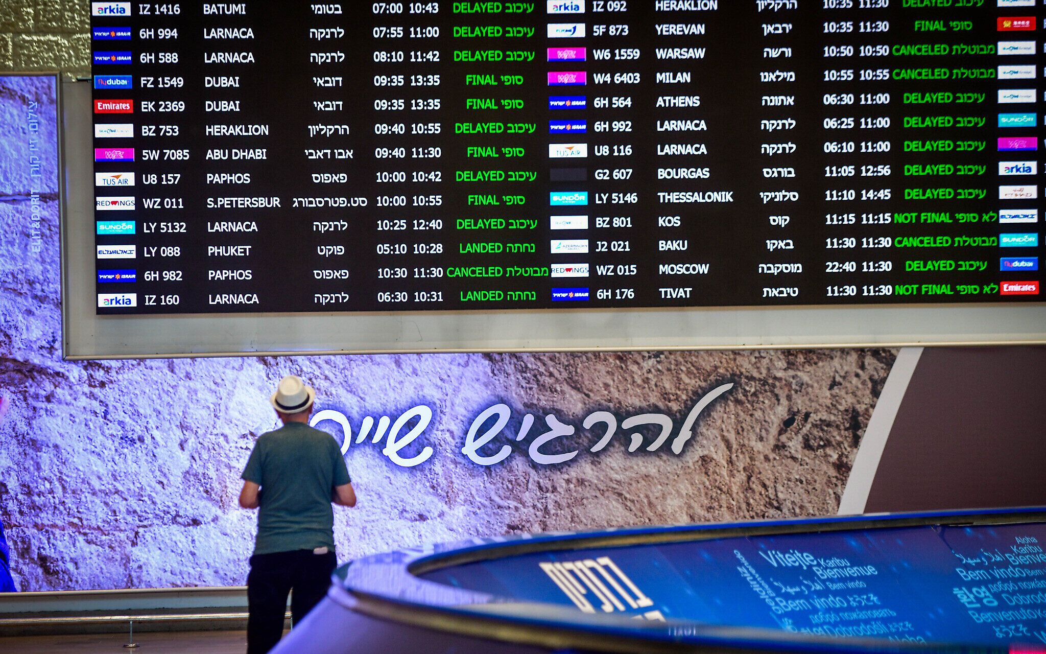 S&acirc;n bay tại Tel Aviv hỗn loạn khi Israel v&agrave; Hezbolla tấn c&ocirc;ng lẫn nhau- Ảnh 2.