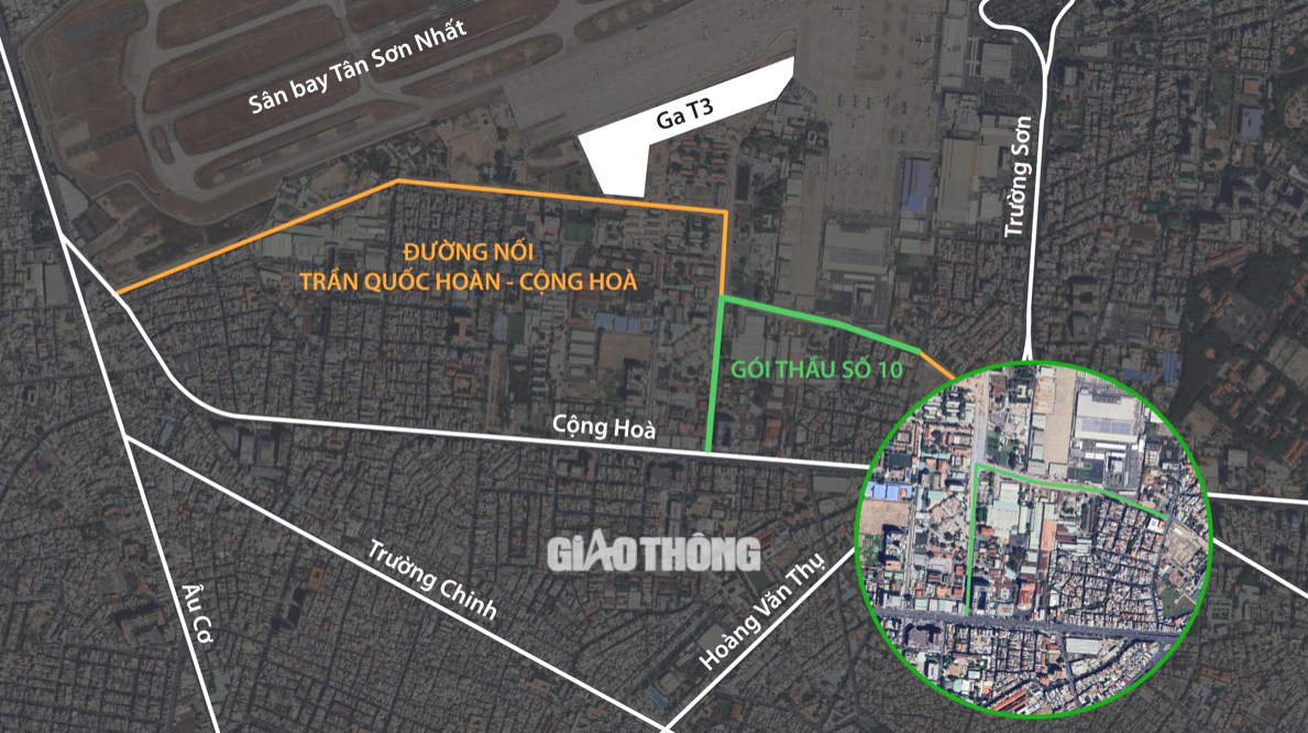 Gói thầu quan trọng nhất đường nối Trần Quốc Hoàn - Cộng Hòa sắp thông xe- Ảnh 1. Gói thầu quan trọng nhất đường nối Trần Quốc Hoàn - Cộng Hòa sắp thông xe- Ảnh 1.