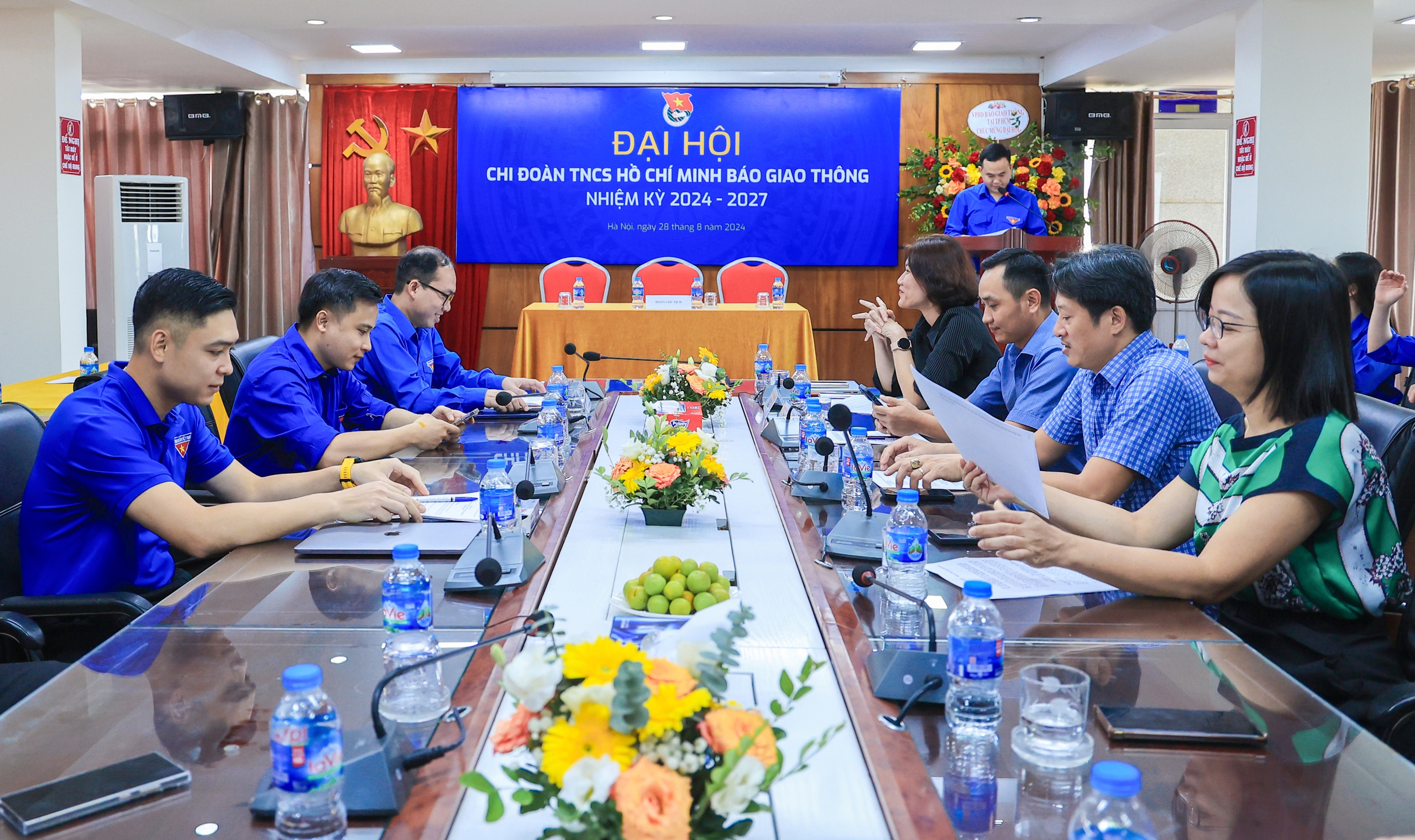 Đo&agrave;n Thanh ni&ecirc;n B&aacute;o Giao th&ocirc;ng tổ chức th&agrave;nh c&ocirc;ng Đại hội nhiệm kỳ 2024-2027- Ảnh 1.