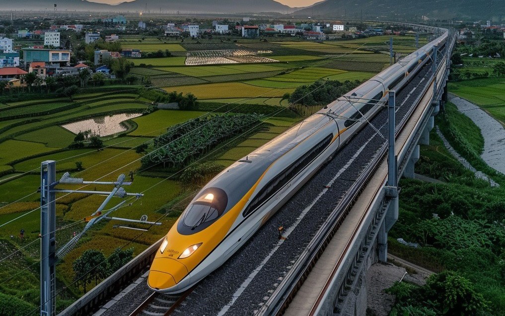 S&aacute;ng r&otilde; &yacute; tưởng tuyến đường sắt tốc độ cao 350km/h
