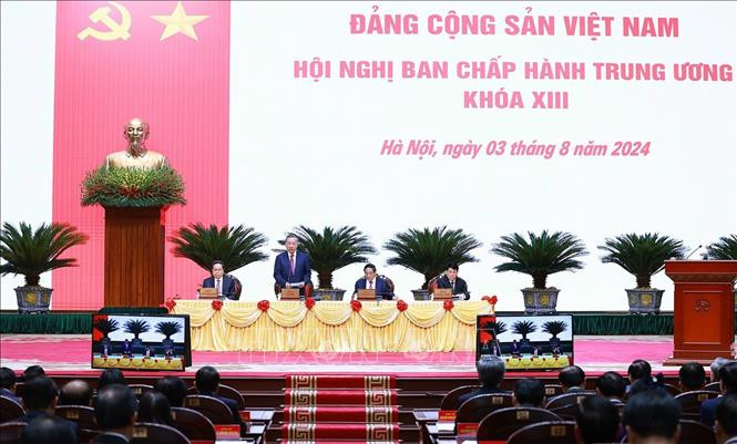 Khai mạc Hội nghị Ban Chấp h&agrave;nh Trung ương kh&oacute;a XIII- Ảnh 1.