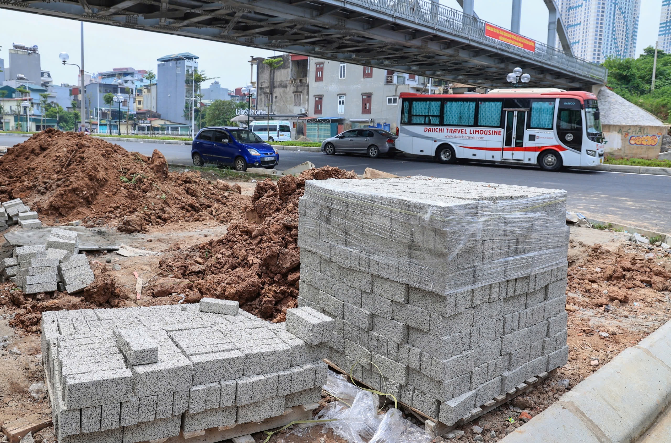 To&agrave;n cảnh tuyến đường 1.200 tỷ đồng ở H&agrave; Nội sắp th&ocirc;ng xe- Ảnh 12.