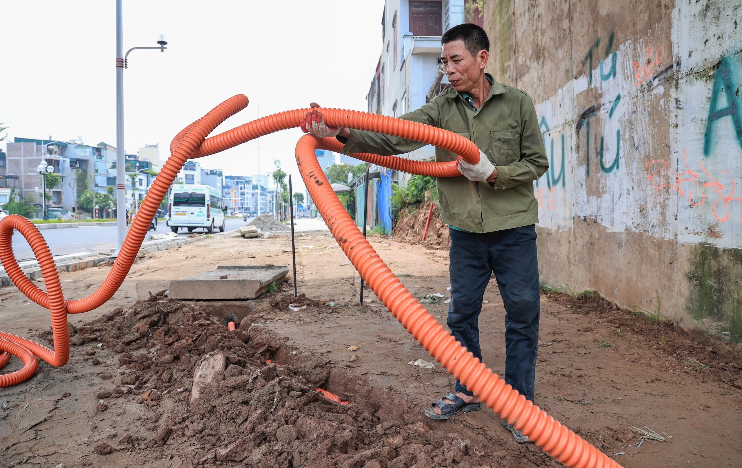 To&agrave;n cảnh tuyến đường 1.200 tỷ đồng ở H&agrave; Nội sắp th&ocirc;ng xe- Ảnh 13.