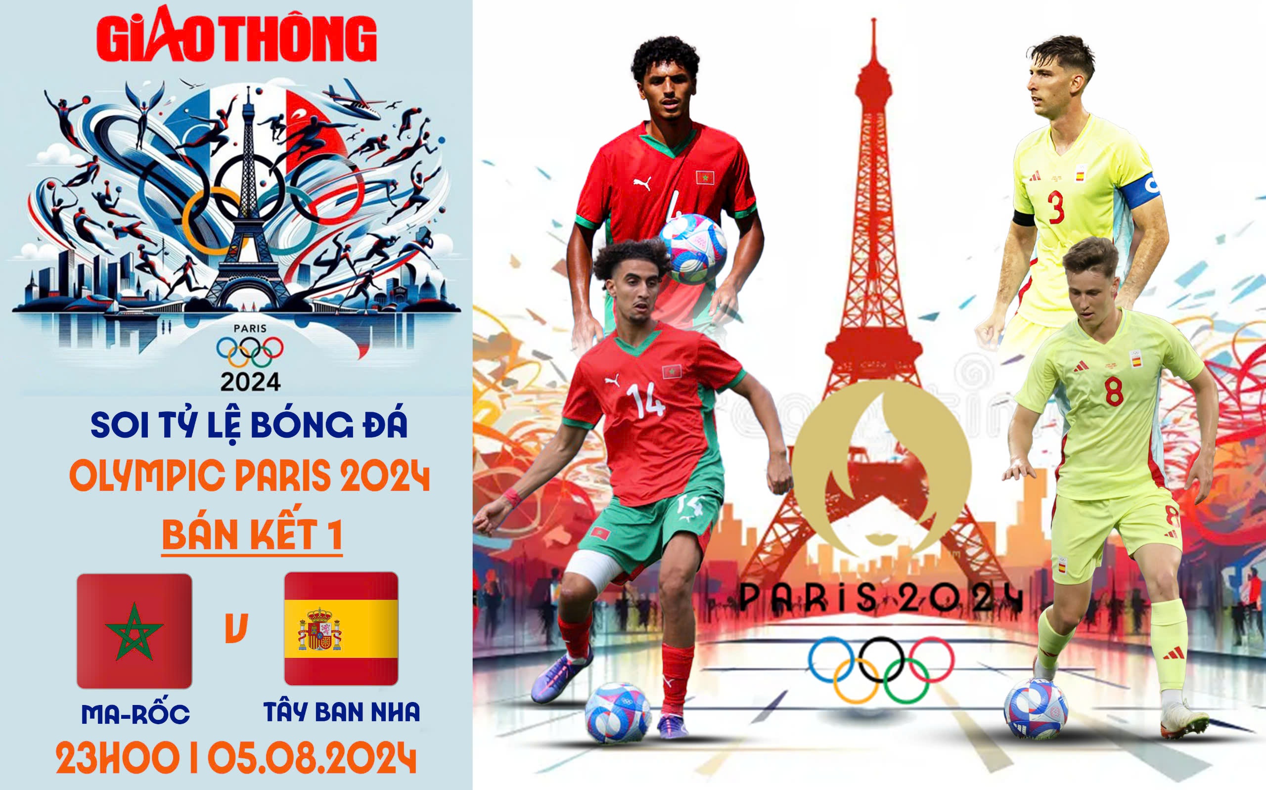 Nhận định, soi tỷ lệ Ma Rốc vs T&acirc;y Ban Nha (23h, 5/8), b&aacute;n kết b&oacute;ng đ&aacute; nam Olympic 2024- Ảnh 1.
