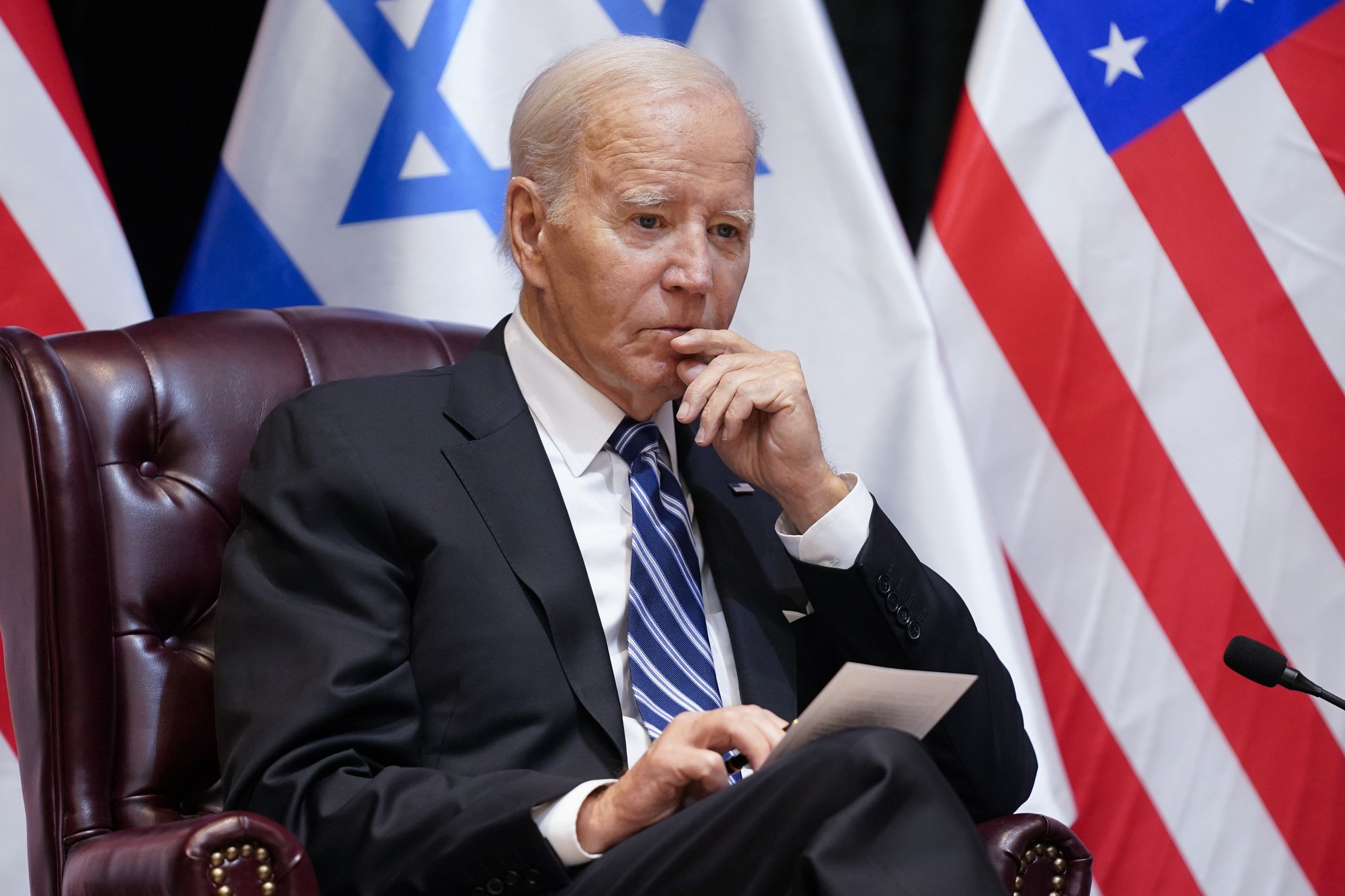 &Ocirc;ng Biden họp khẩn trước nguy cơ Iran tấn c&ocirc;ng Israel- Ảnh 1.