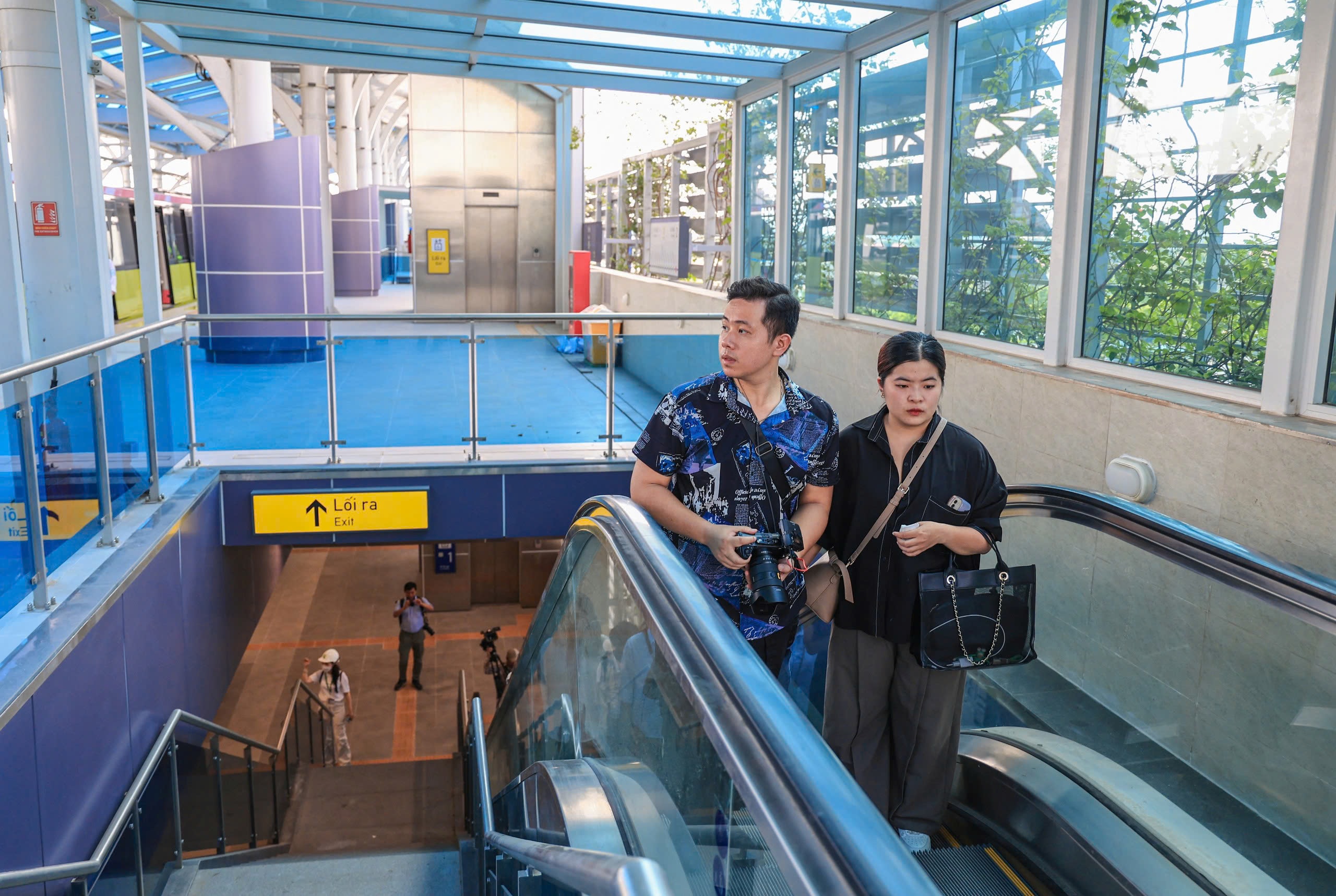 Cận cảnh metro Nhổn - ga H&agrave; Nội trước ng&agrave;y vận h&agrave;nh thương mại- Ảnh 5.