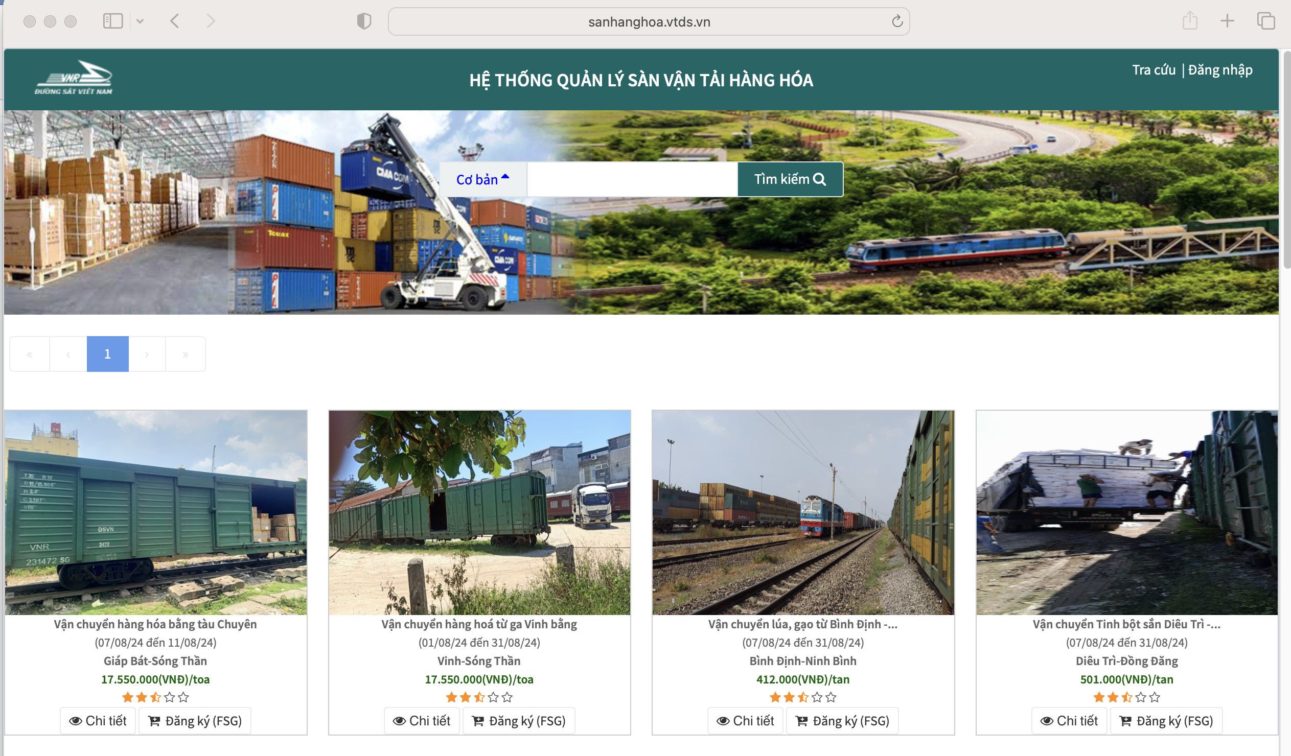 Vận h&agrave;nh s&agrave;n giao dịch vận tải h&agrave;ng h&oacute;a đường sắt qua mạng từ 10/8- Ảnh 1.