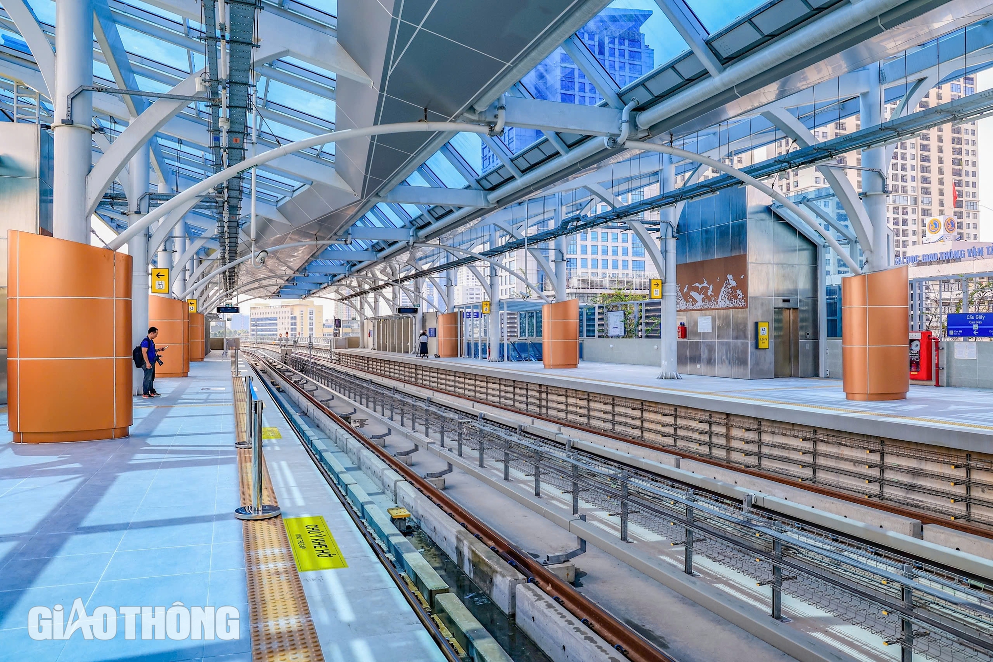 Cận cảnh metro Nhổn - ga H&agrave; Nội trước ng&agrave;y vận h&agrave;nh thương mại- Ảnh 18.