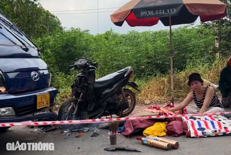 Hiện trường vụ tai nạn thương t&acirc;m.