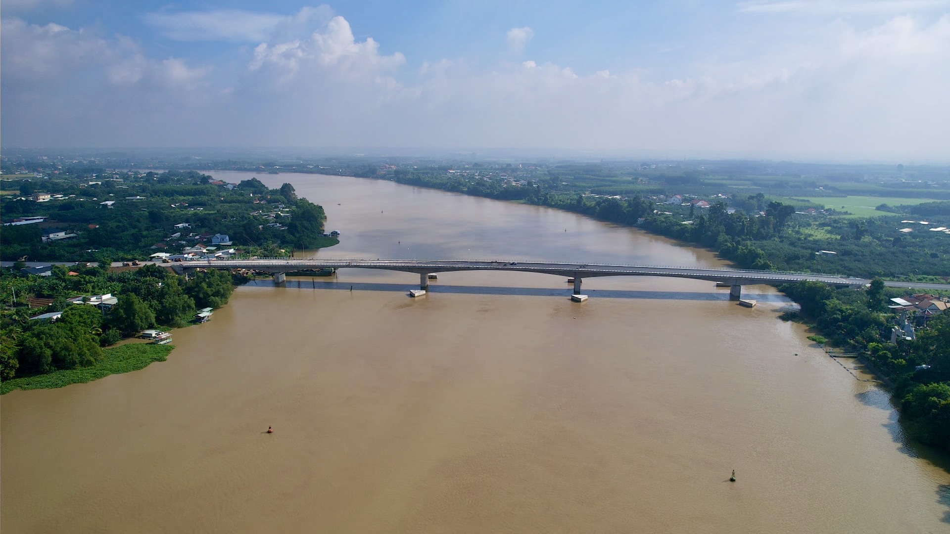 Thông xe cầu Bạch Đằng 2 nối đôi bờ sông Đồng Nai- Ảnh 1. Thông xe cầu Bạch Đằng 2 nối đôi bờ sông Đồng Nai- Ảnh 1.