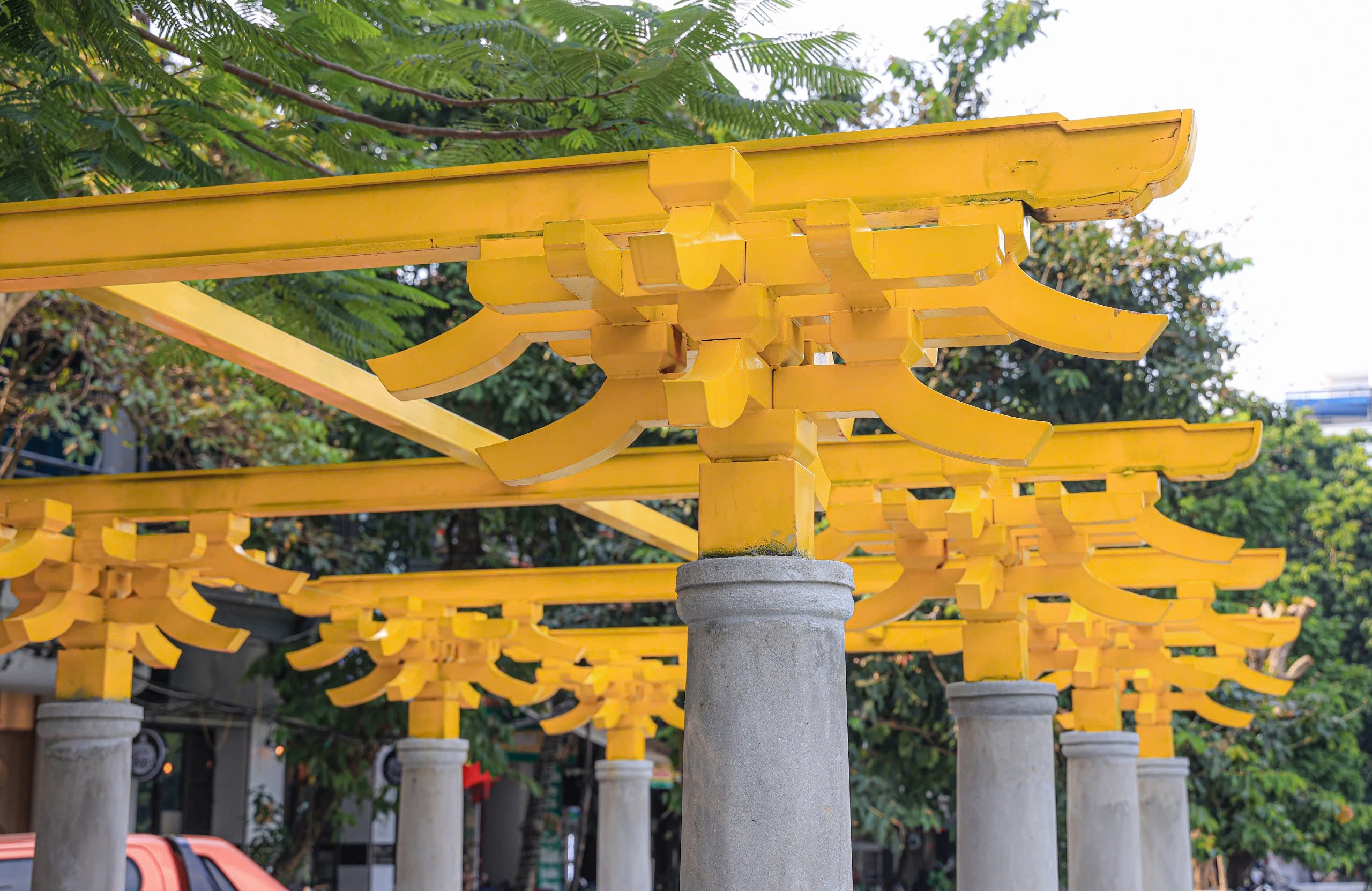 Thi c&ocirc;ng xuy&ecirc;n lễ, gấp r&uacute;t ho&agrave;n thiện tuyến phố đi bộ thứ 7 tại H&agrave; Nội- Ảnh 9.