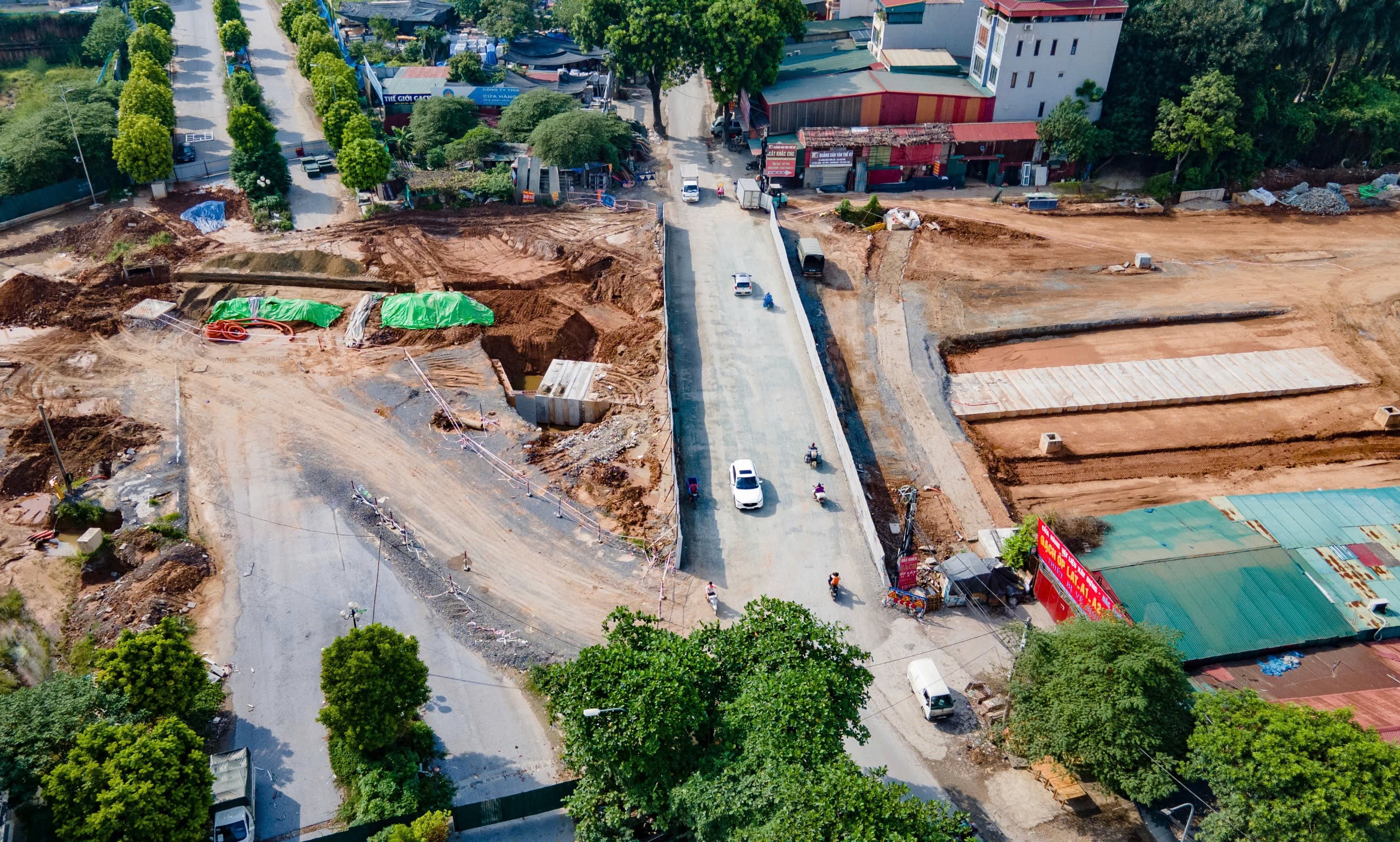 Gấp r&uacute;t thi c&ocirc;ng xuy&ecirc;n lễ, th&ocirc;ng xe đường L&ecirc; Quang Đạo dịp 10/10- Ảnh 7.