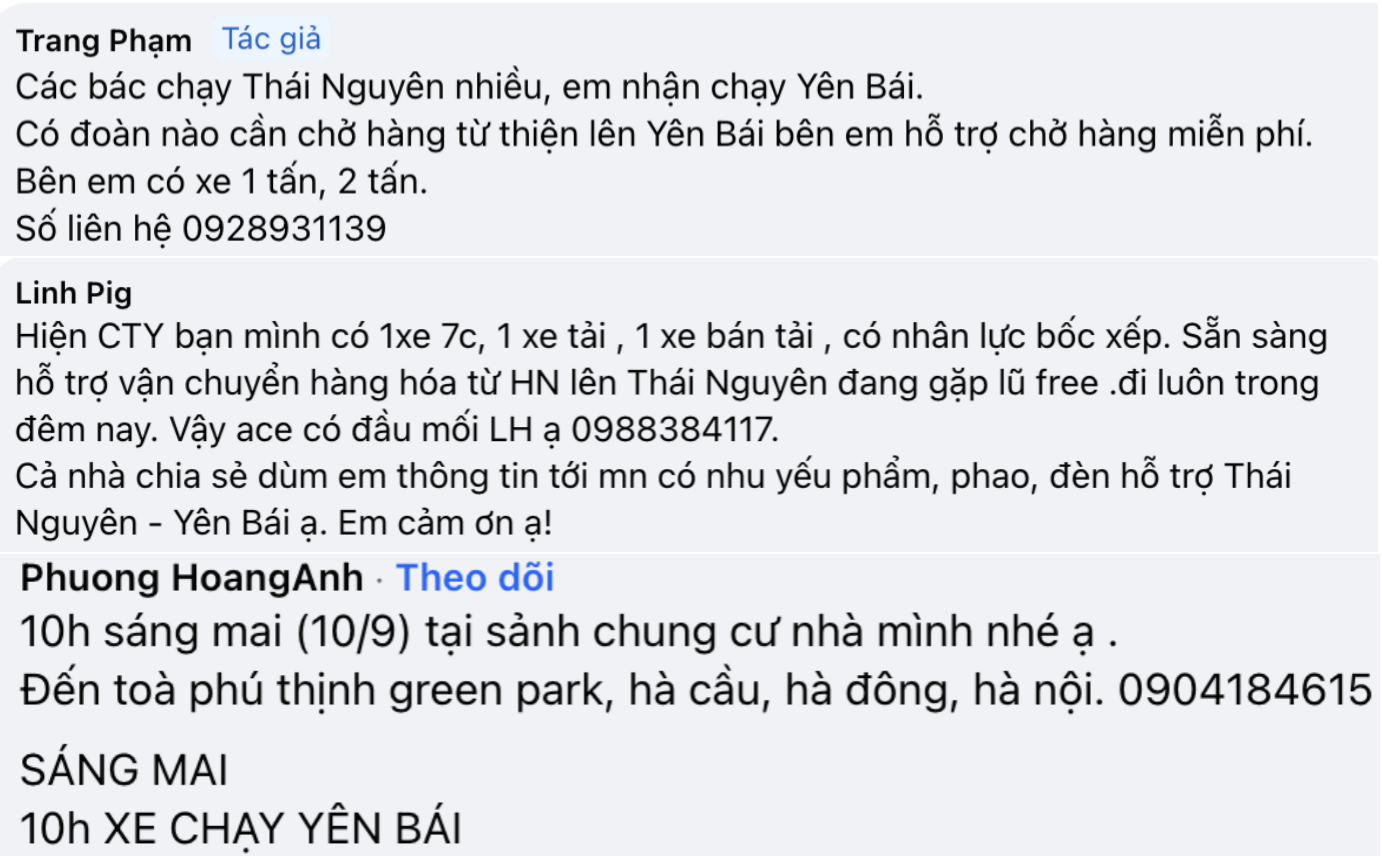 Ấm l&ograve;ng những chuyến xe 0 đồng gom h&agrave;ng cứu trợ hướng về t&acirc;m lũ- Ảnh 3.
