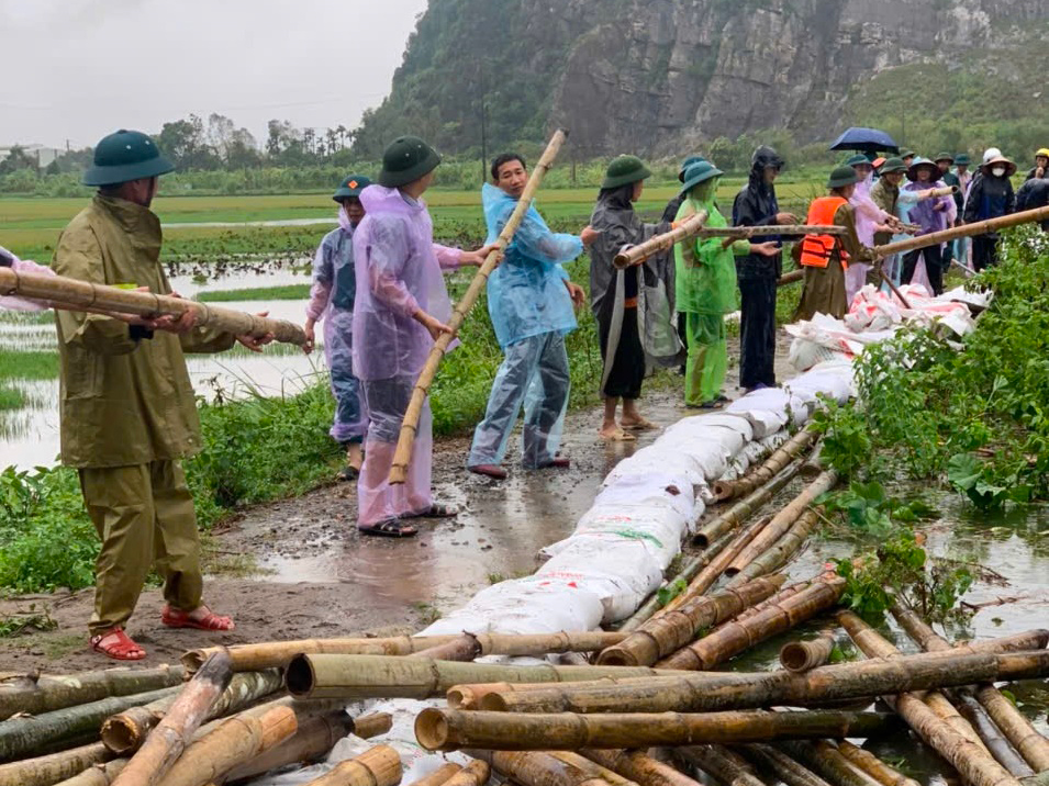 H&agrave;ng ngh&igrave;n người ở H&agrave; Nam gia cố đ&ecirc;, chạy lũ cả ng&agrave;y lẫn đ&ecirc;m- Ảnh 27.