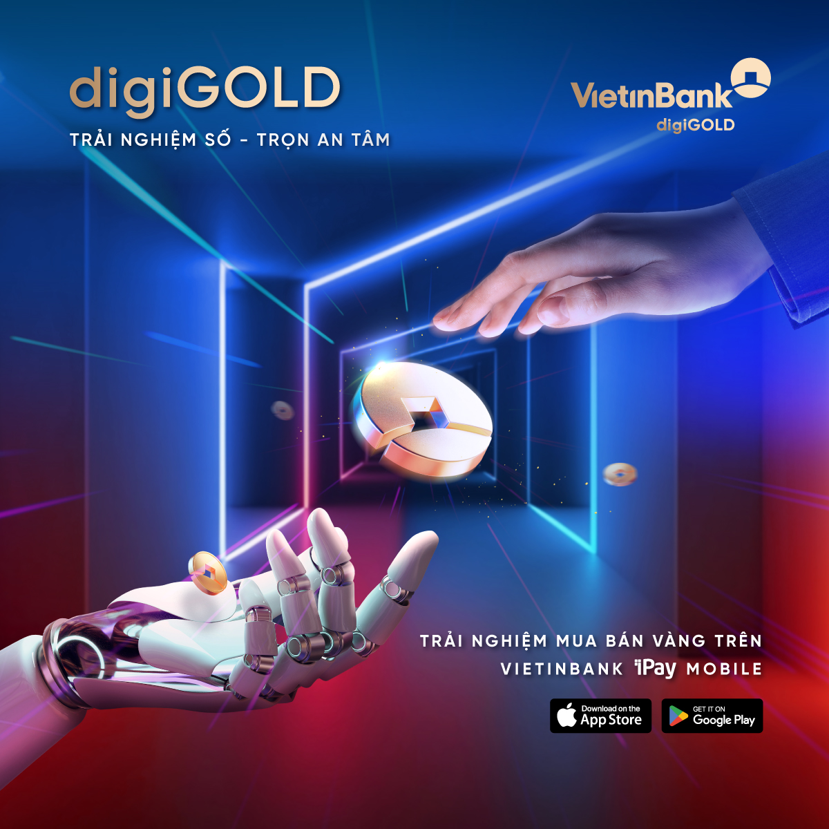 Triển khai mua b&aacute;n v&agrave;ng (digiGOLD) tr&ecirc;n ứng dụng số VietinBank iPay Mobile- Ảnh 1.